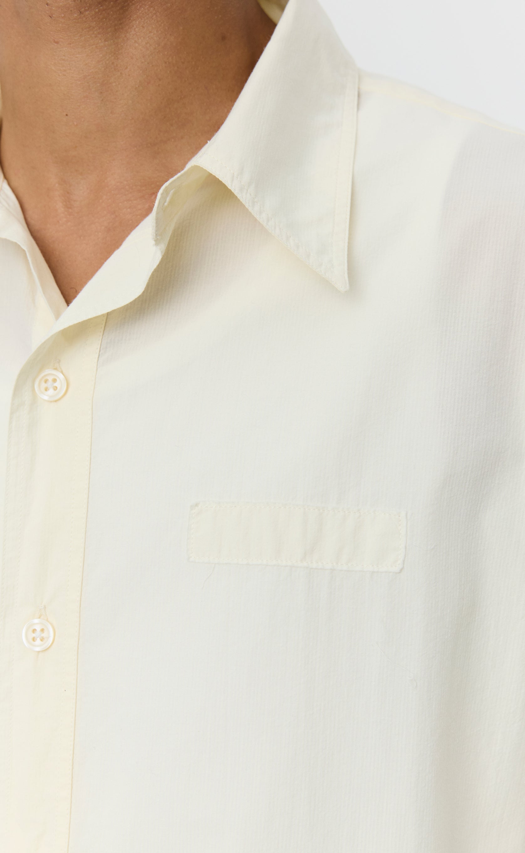 Essay Shirt - Off White Micro Check – mfpen