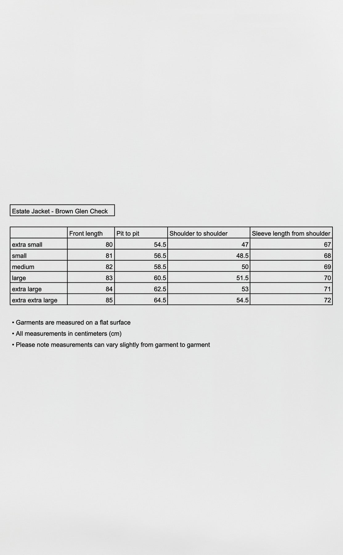Estate Jacket - Brown Glen Check