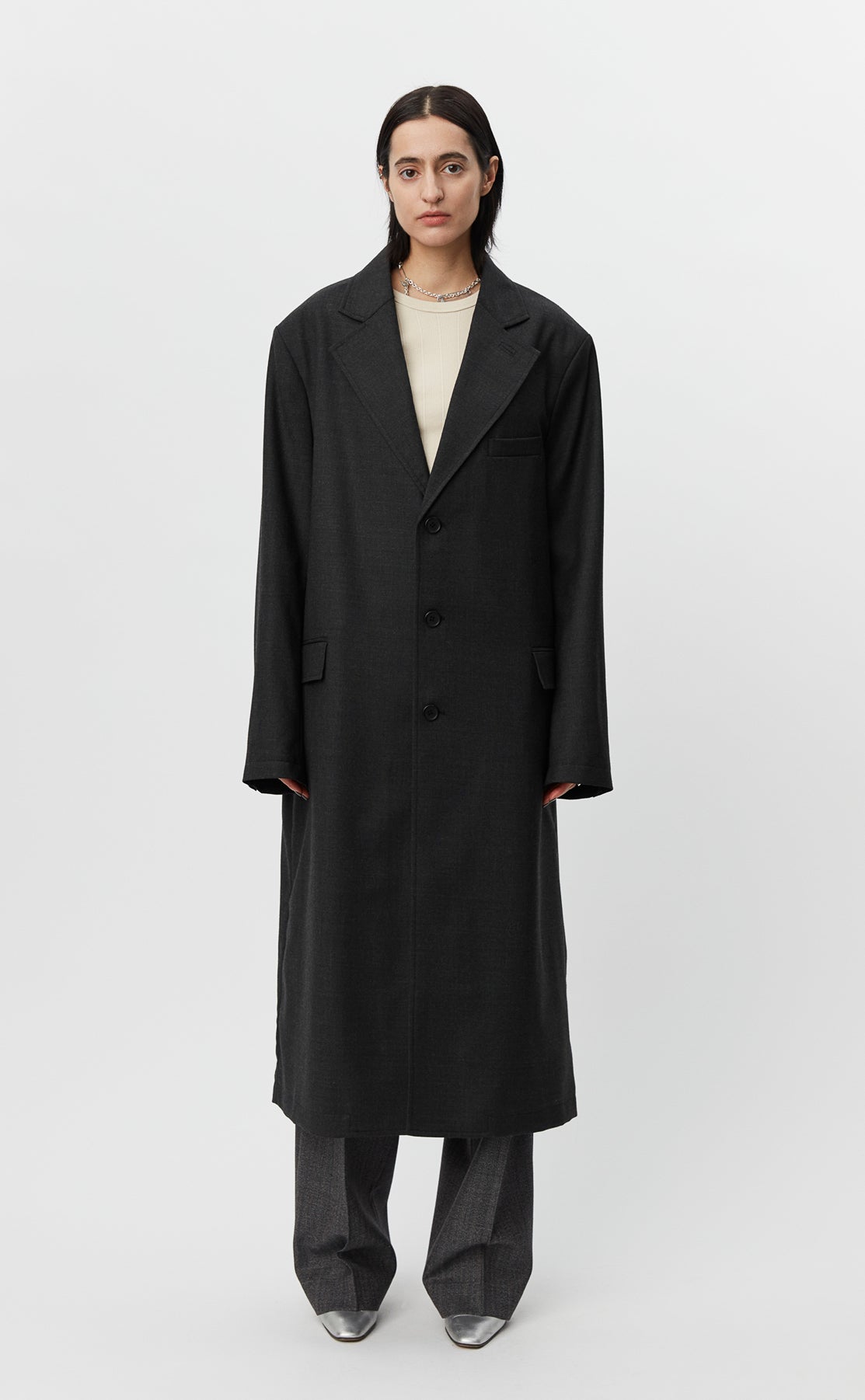 Black evening coats best sale