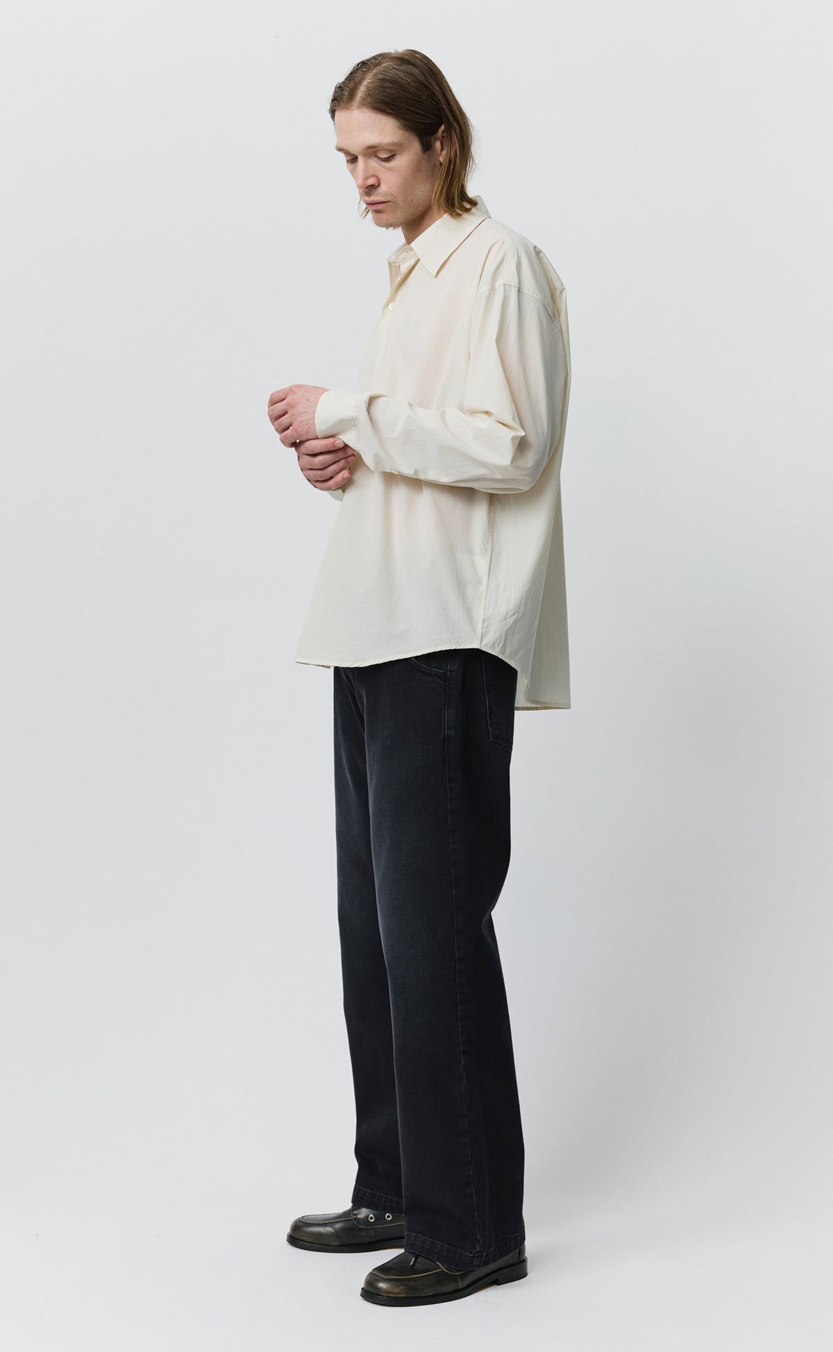 Exact Shirt - Pale Office Stripe