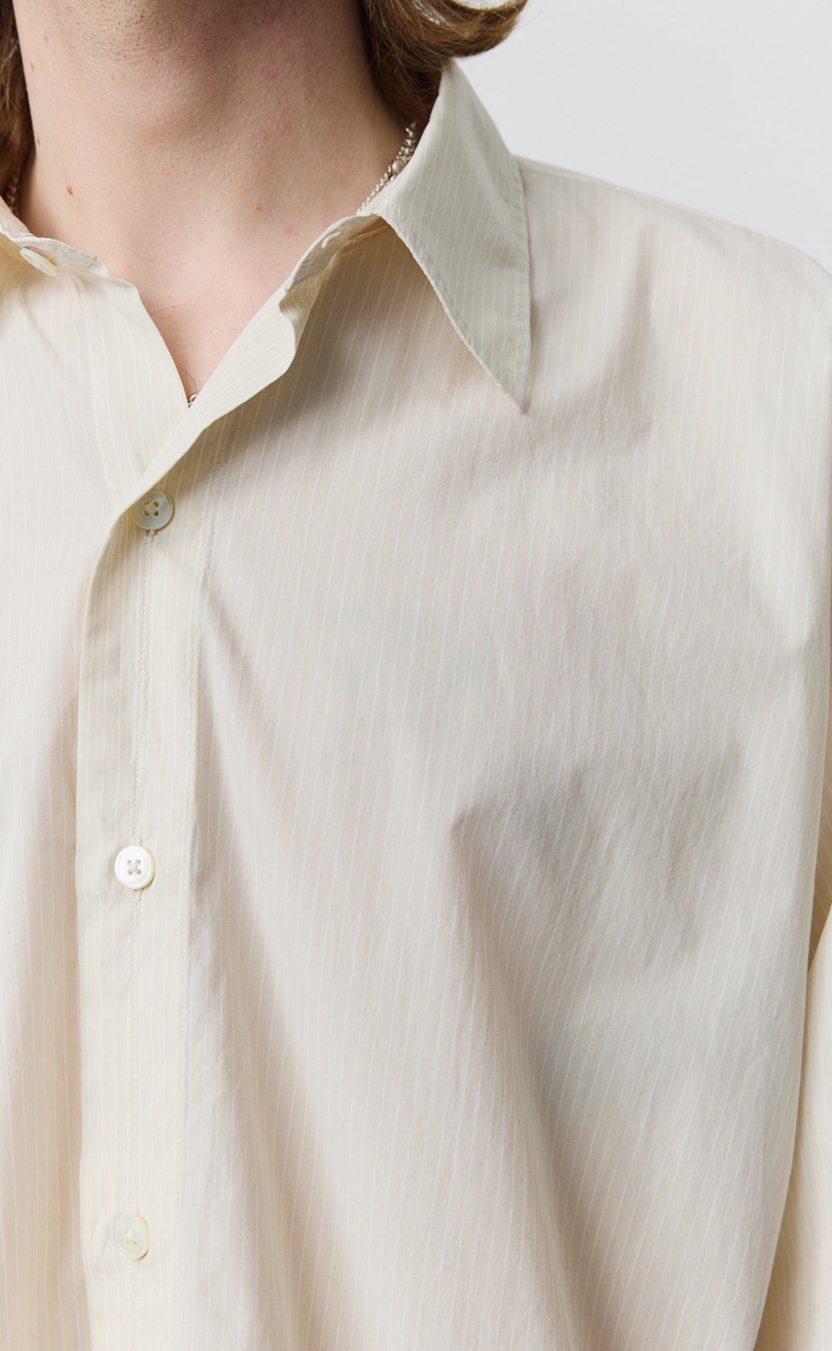 Exact Shirt - Pale Office Stripe