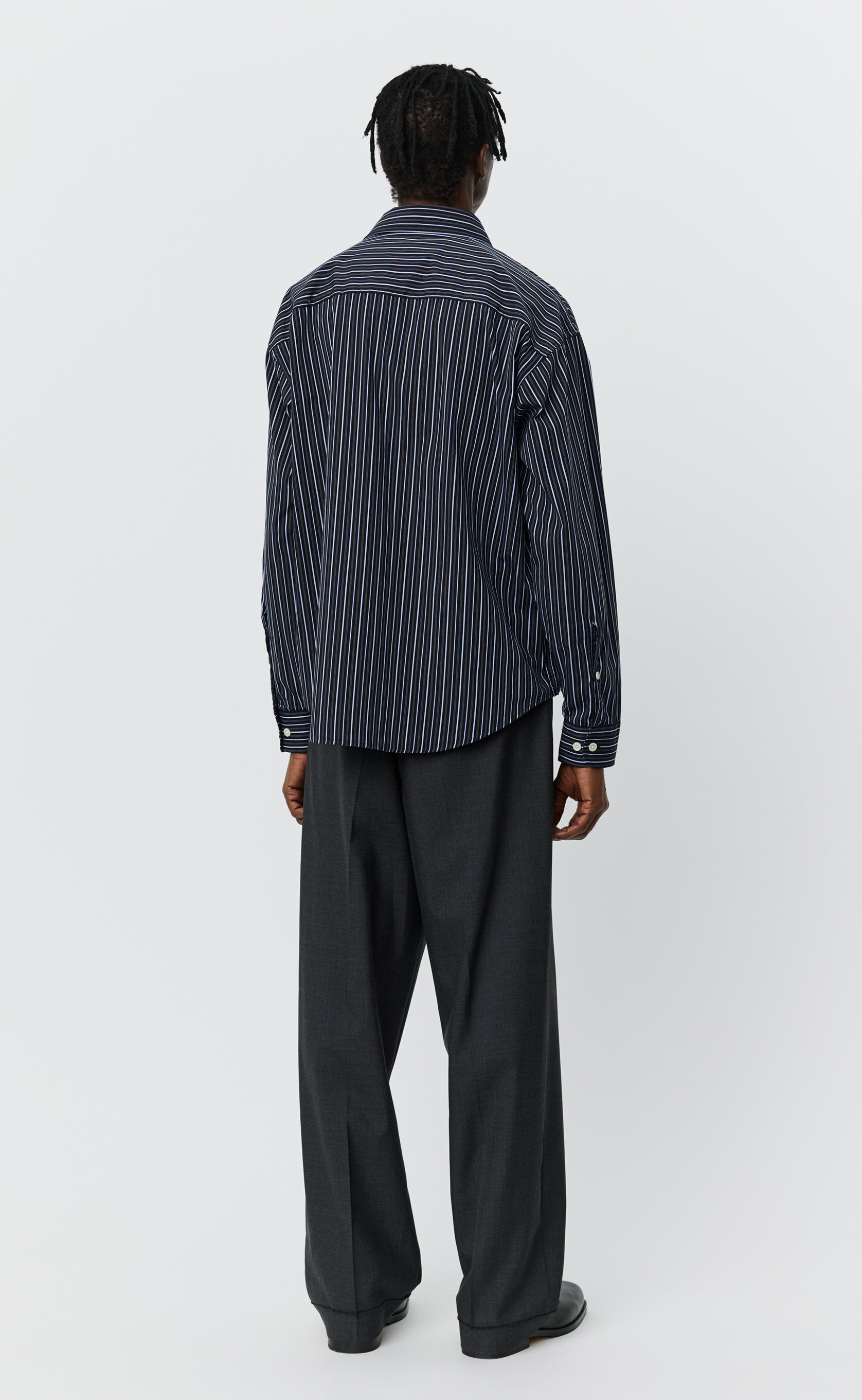 Exact Shirt - Black Office Stripe – mfpen