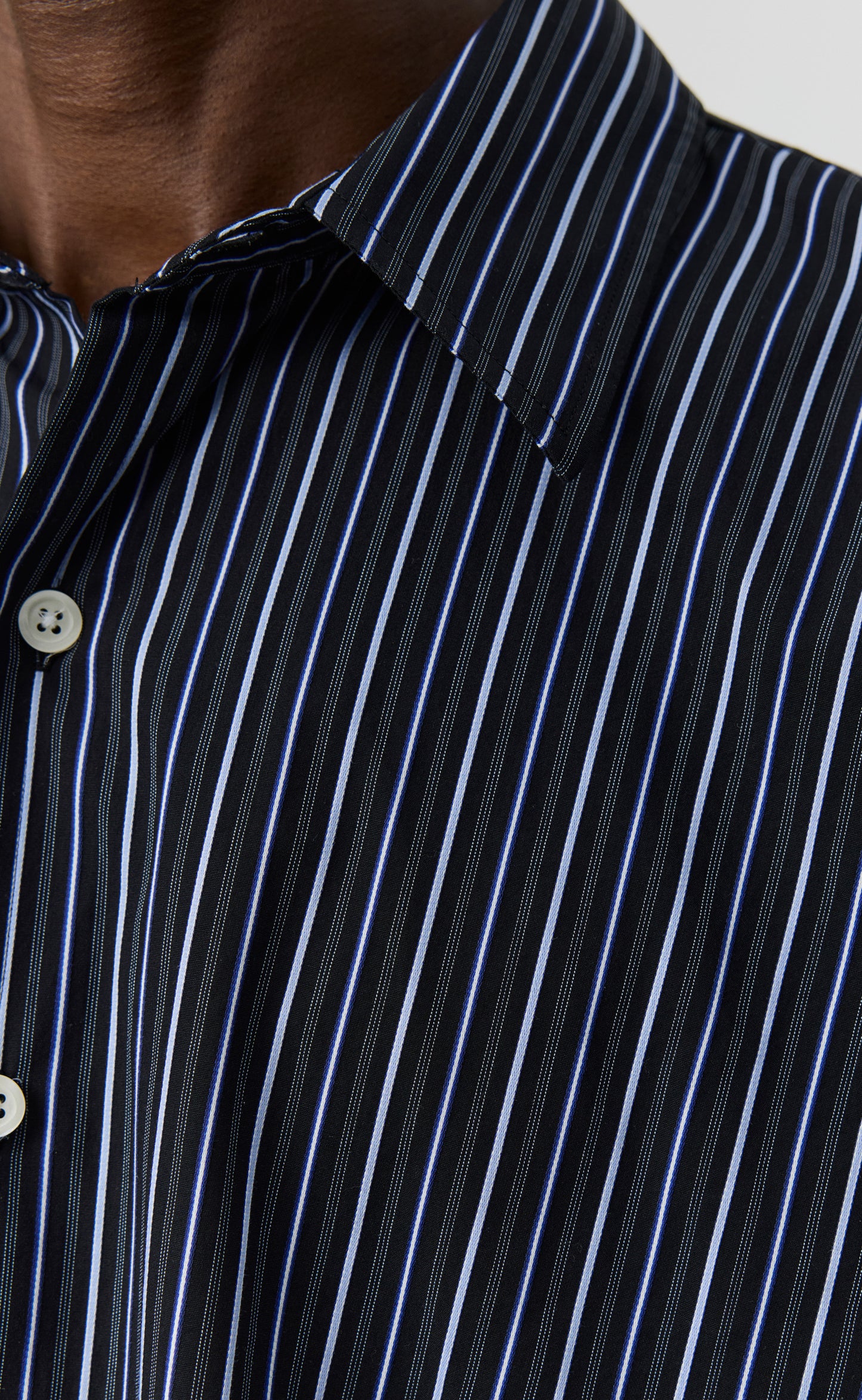 Exact Shirt - Black Office Stripe