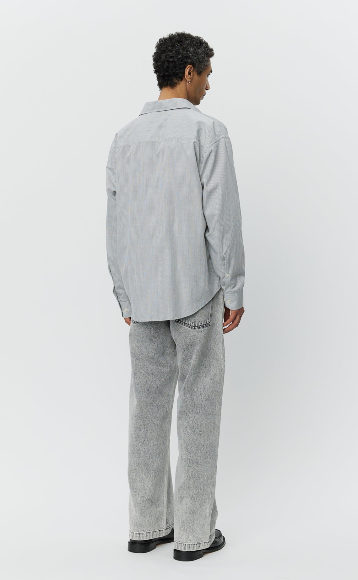 Exact Shirt  - Grey Micro Check