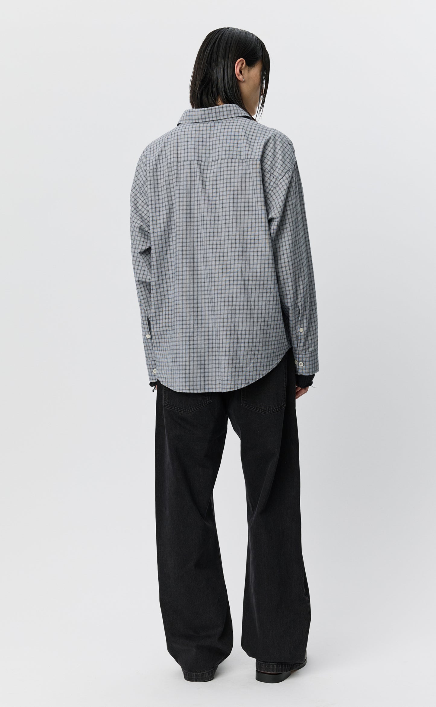Exact Shirt - Light Grey Plaid