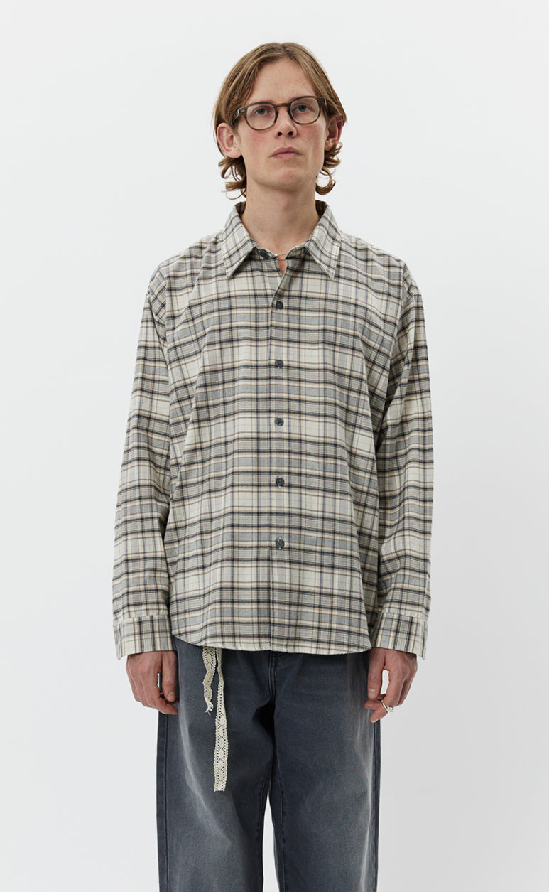 Exact Shirt - Oatmeal Check
