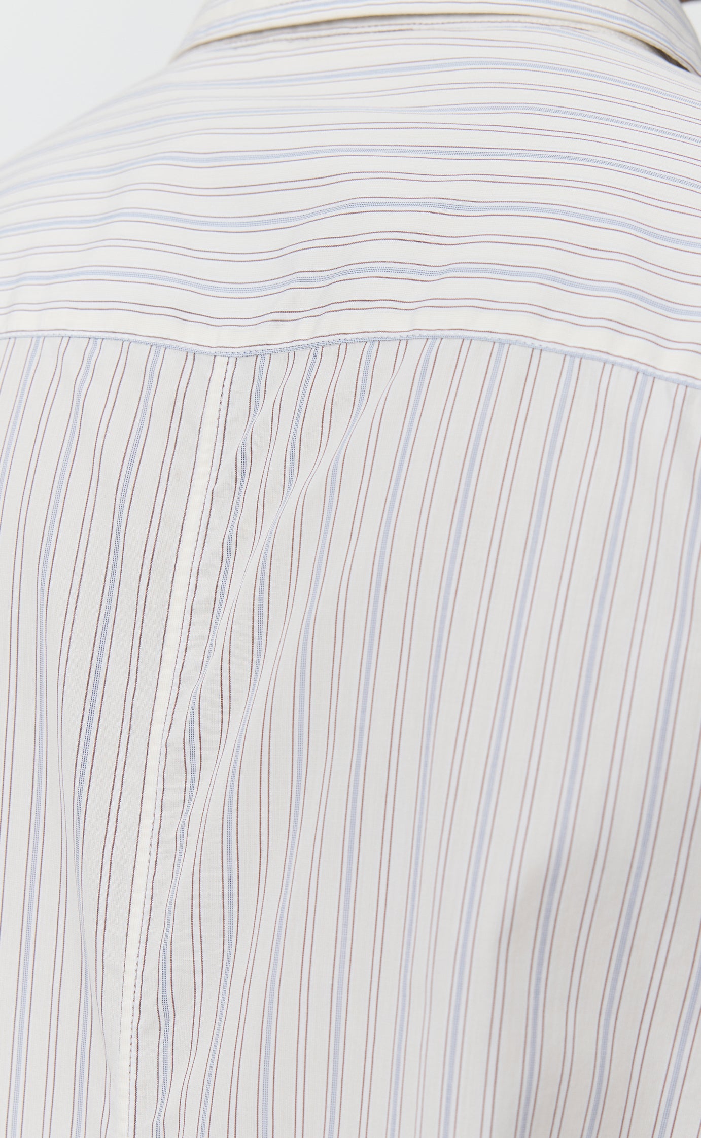 Evening Shirt - Off White Business Stripe