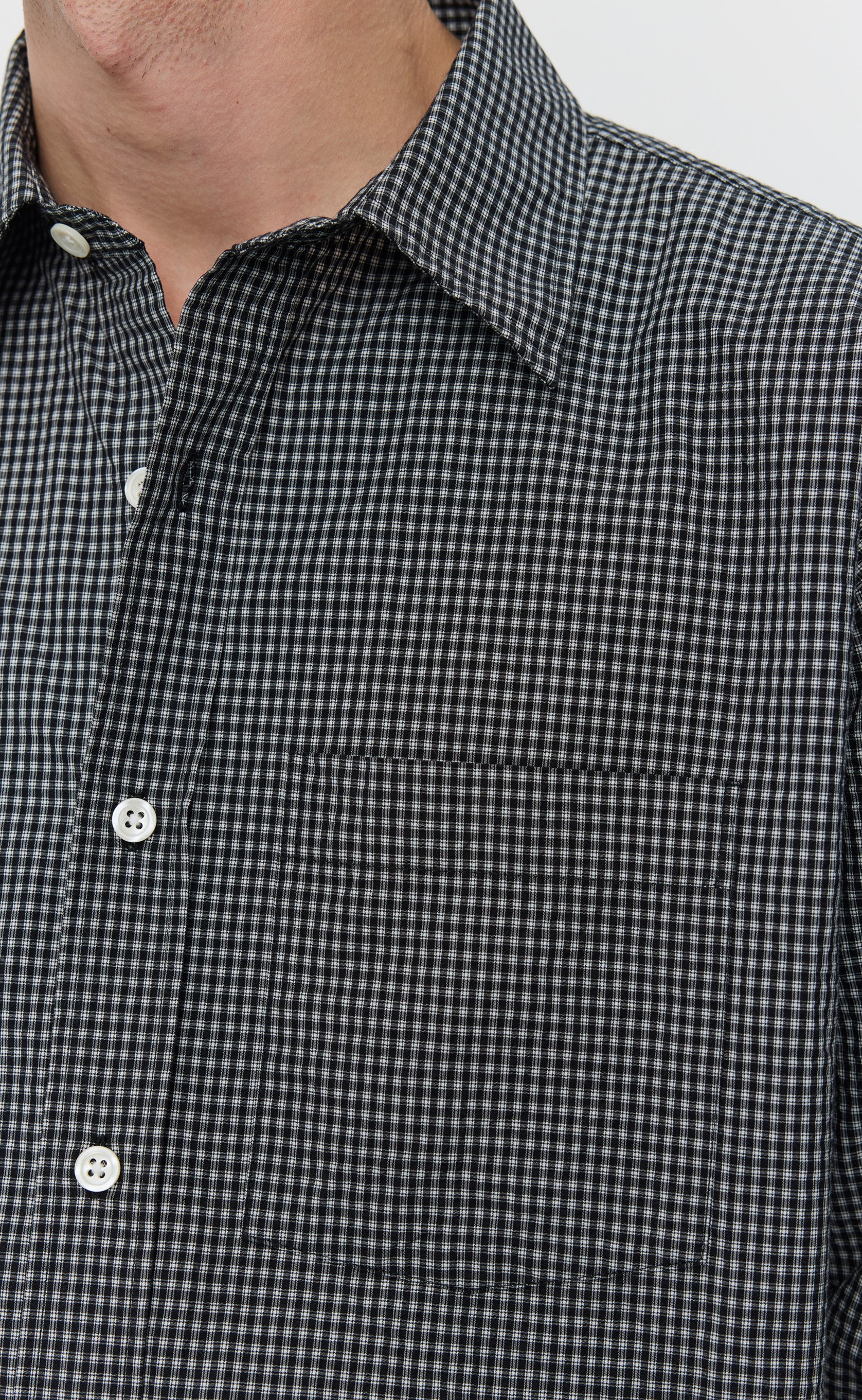 Executive Shirt - Black Experienced Check – mfpen