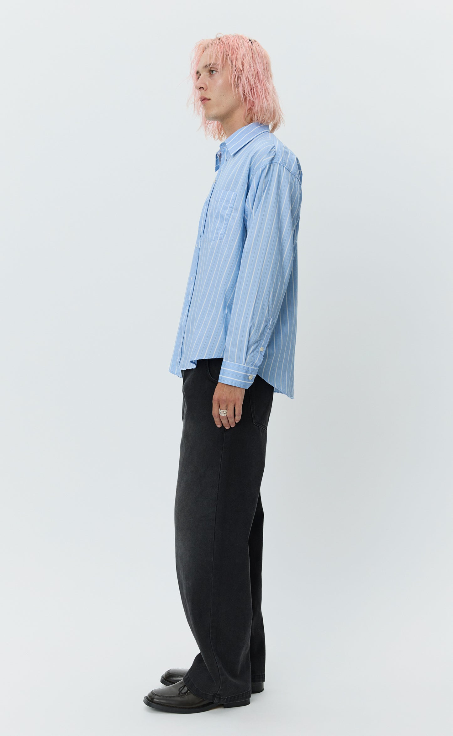 Executive Shirt - Blue Archive Stripe