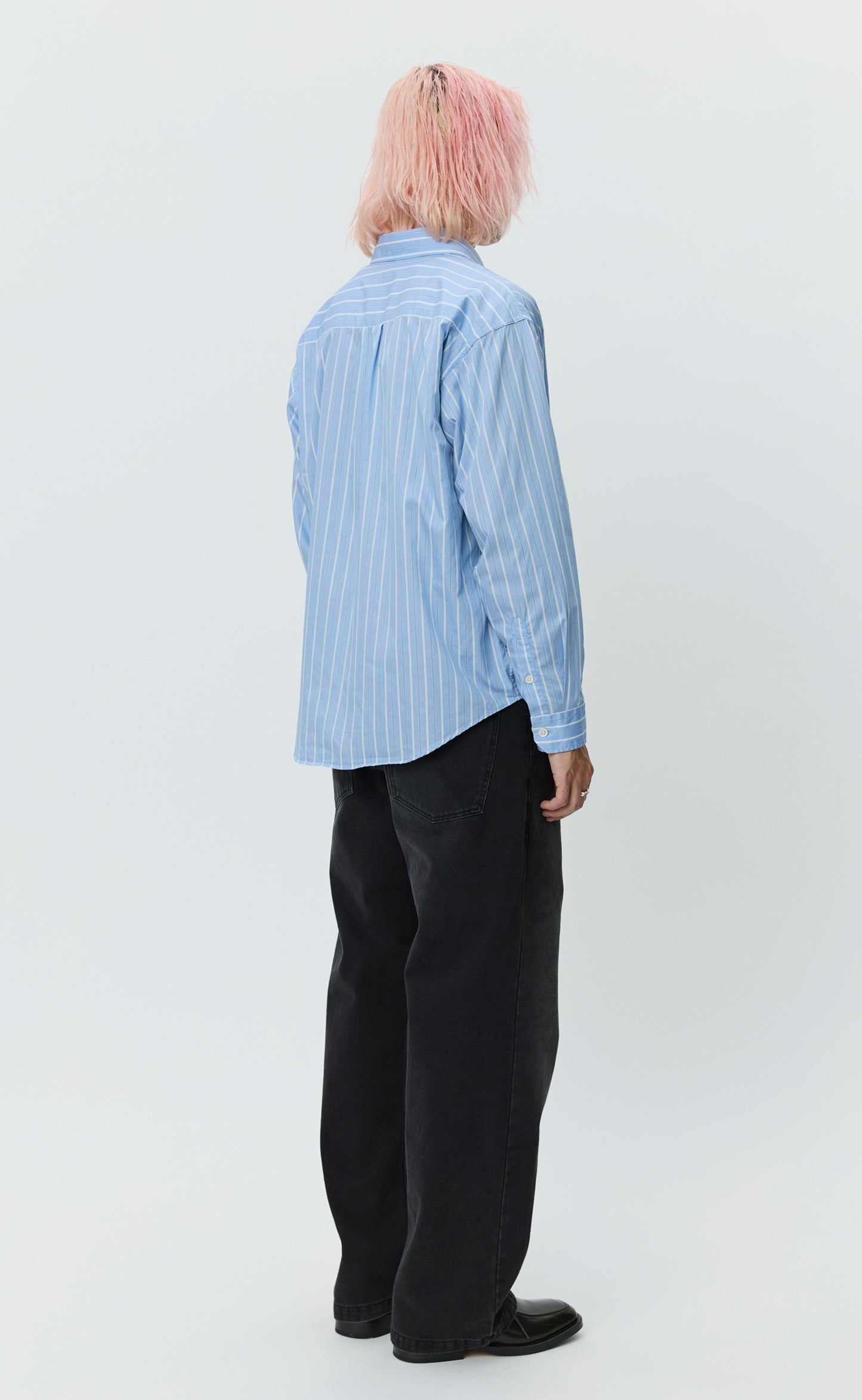 Executive Shirt - Blue Archive Stripe