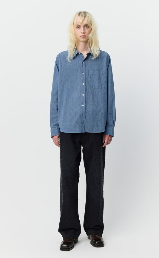 Executive Shirt - Blue Mini Check