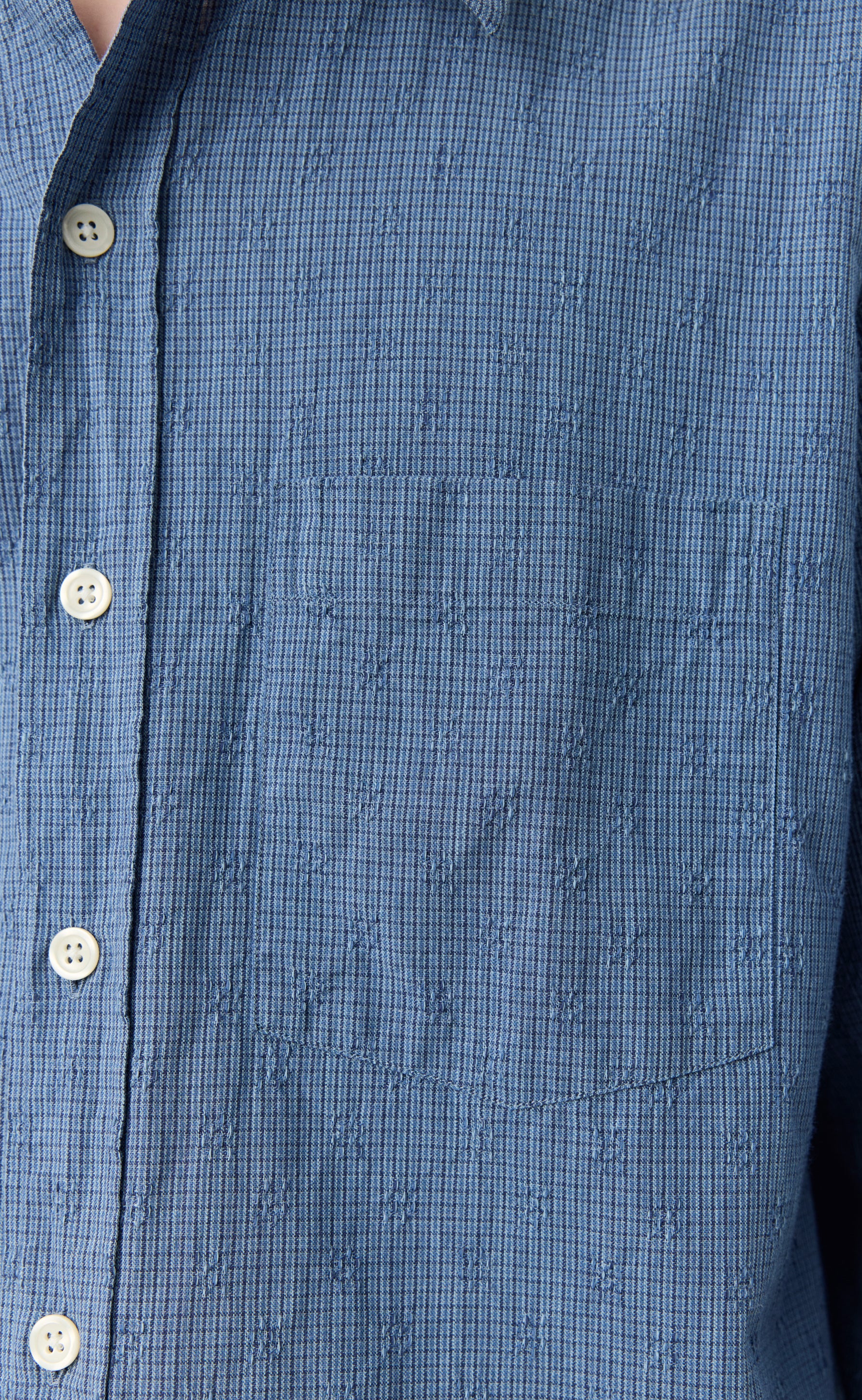 Executive Shirt - Blue Mini Check – mfpen