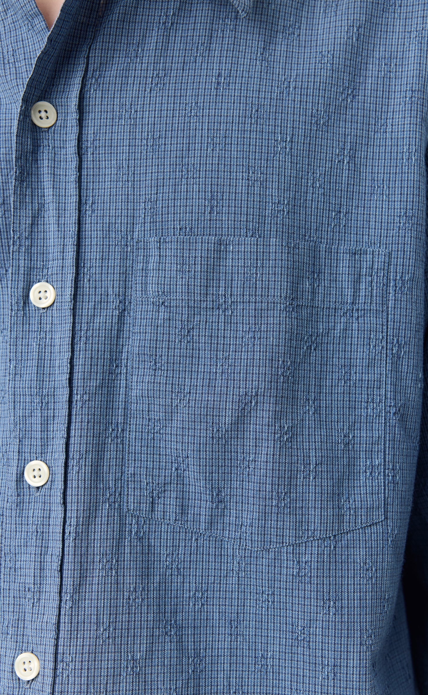 Executive Shirt - Blue Mini Check