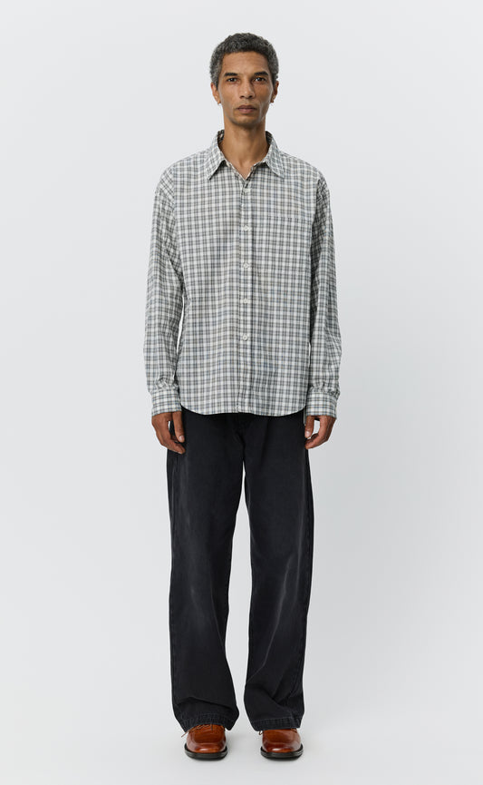 Executive Shirt - Off White Check