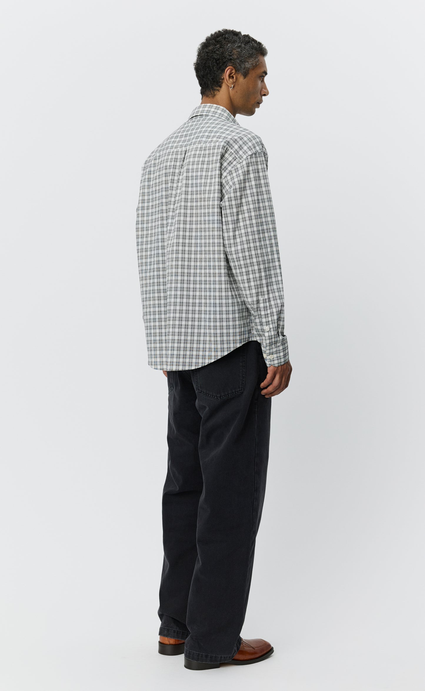 Executive Shirt - Off White Check