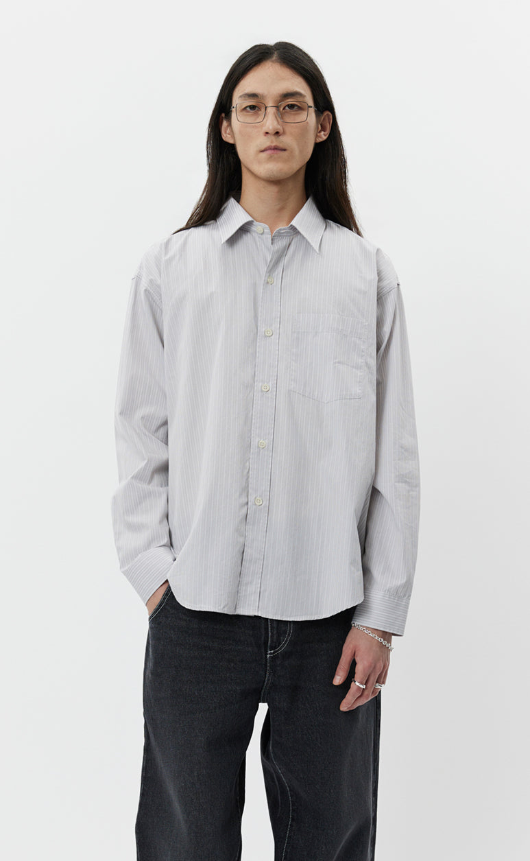 Executive Shirt - Vintage Grey Stripe