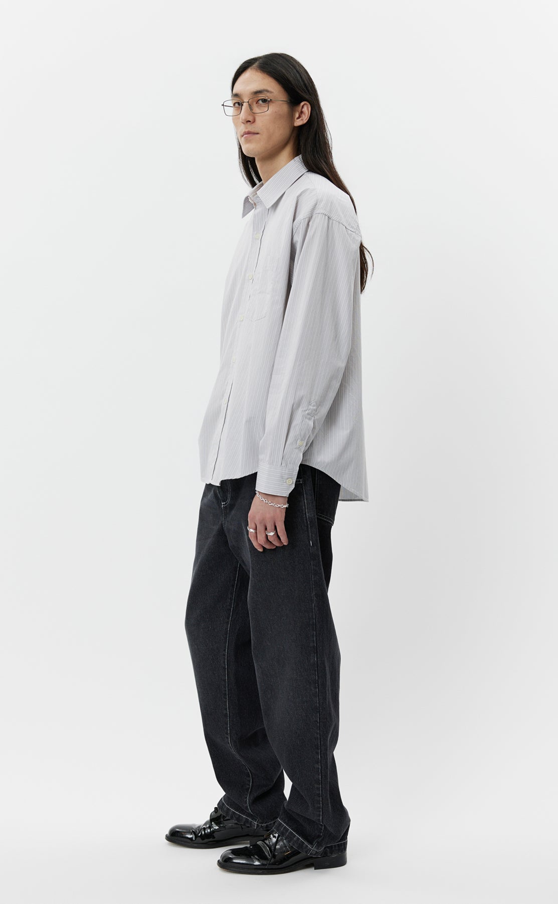 Executive Shirt - Vintage Grey Stripe