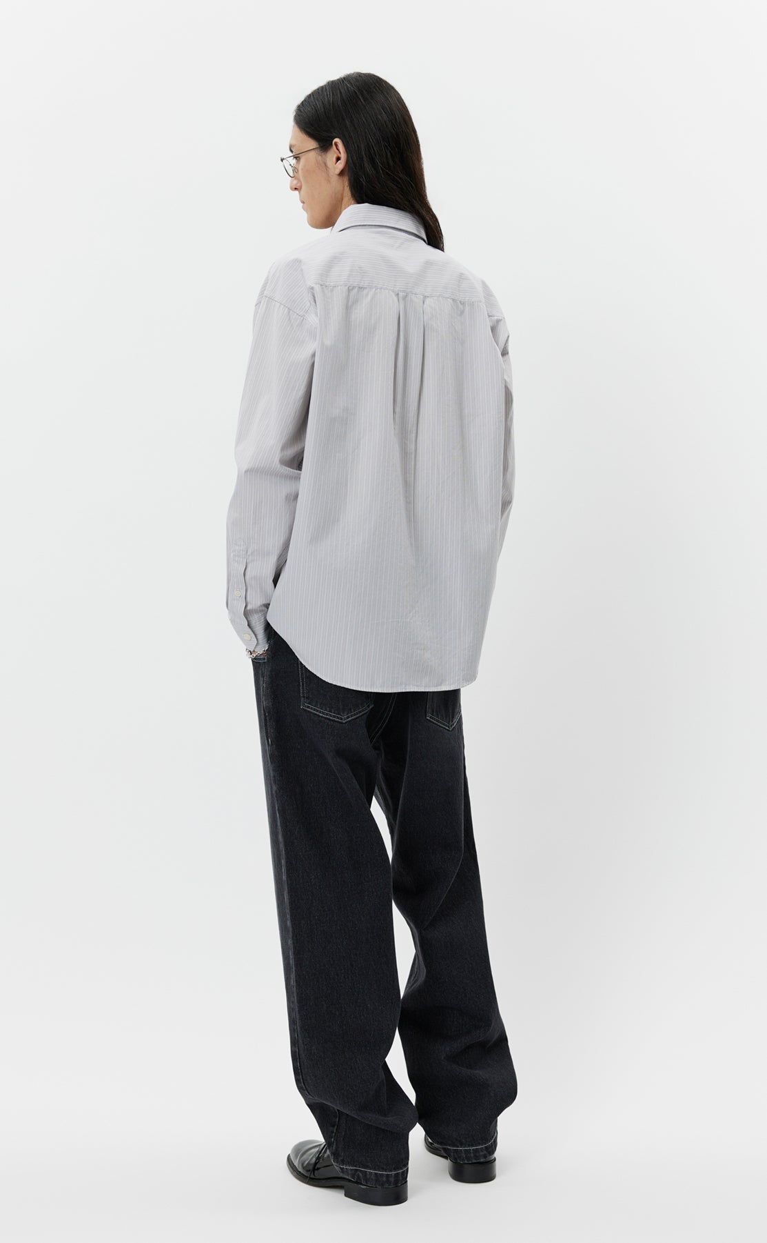 Executive Shirt - Vintage Grey Stripe