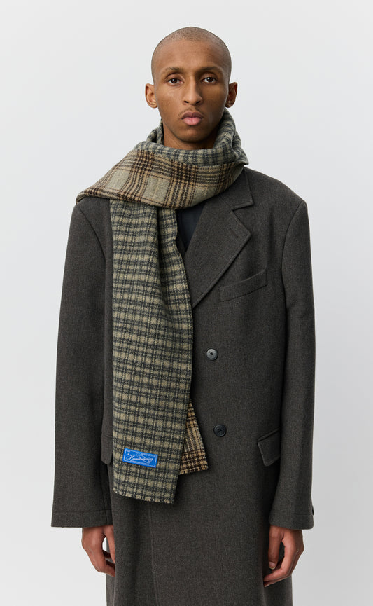 Facade Scarf - Double Faced Vintage Check
