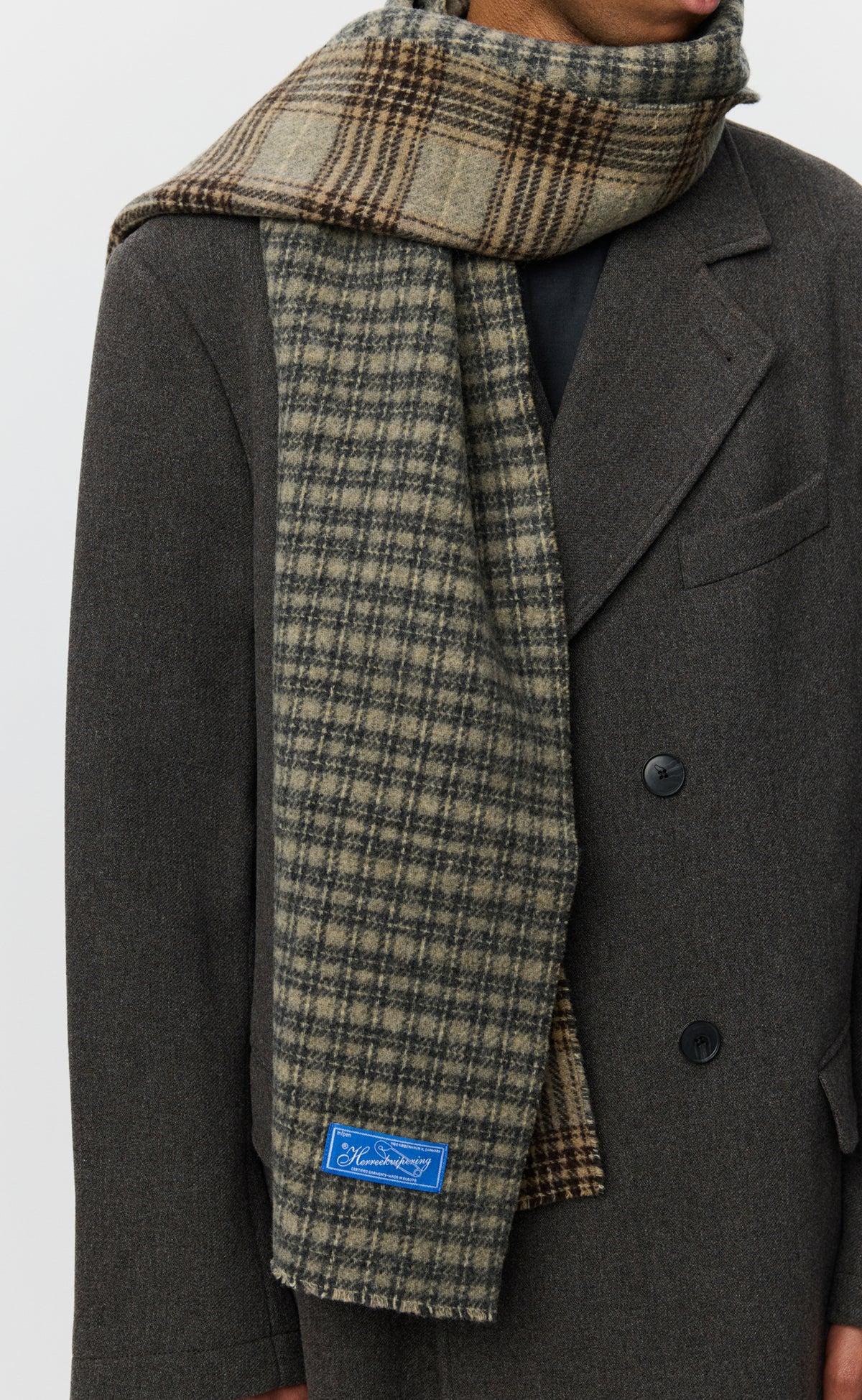 Facade Scarf - Double Faced Vintage Check
