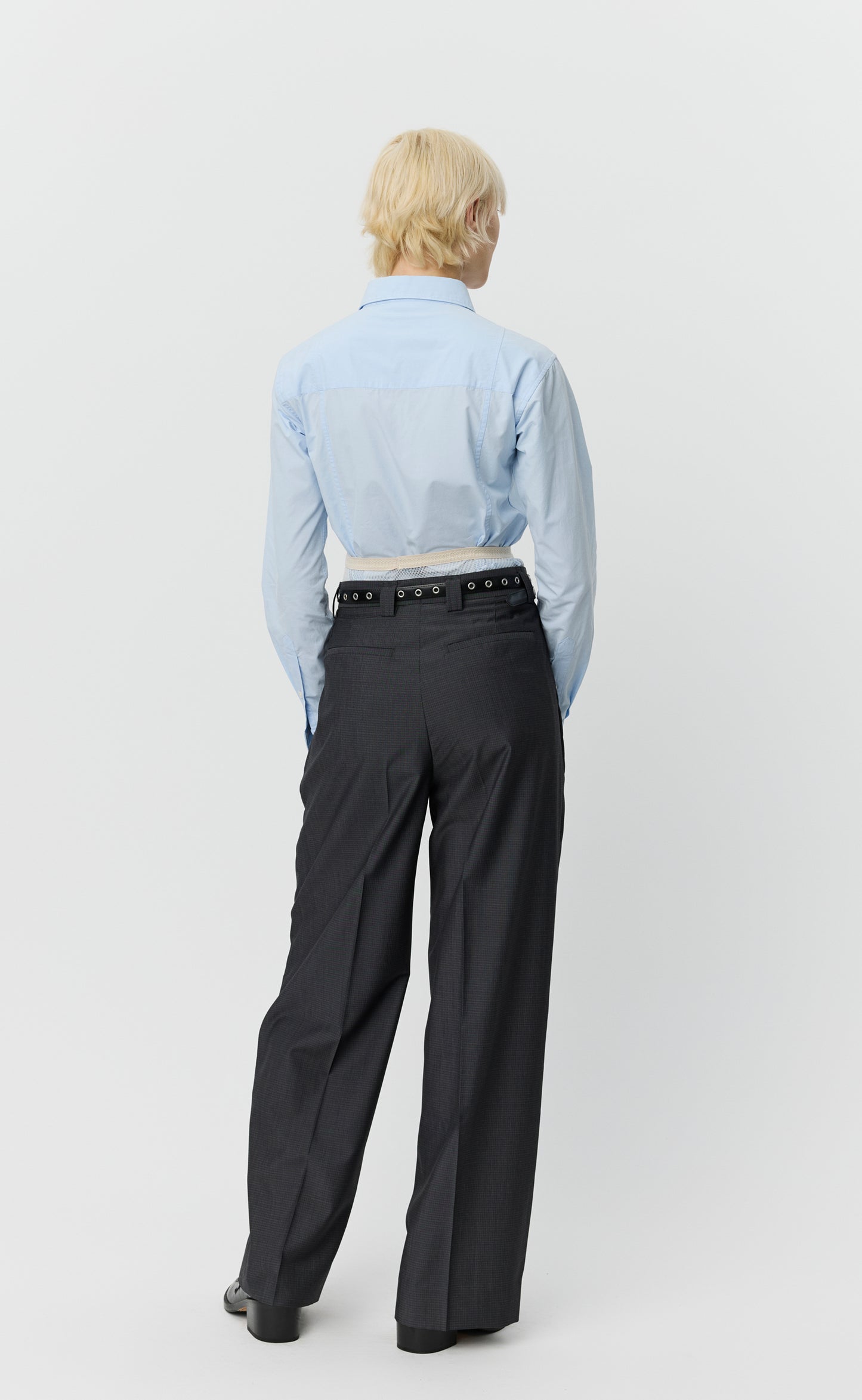 Favorite Trousers - Grey Micro Check