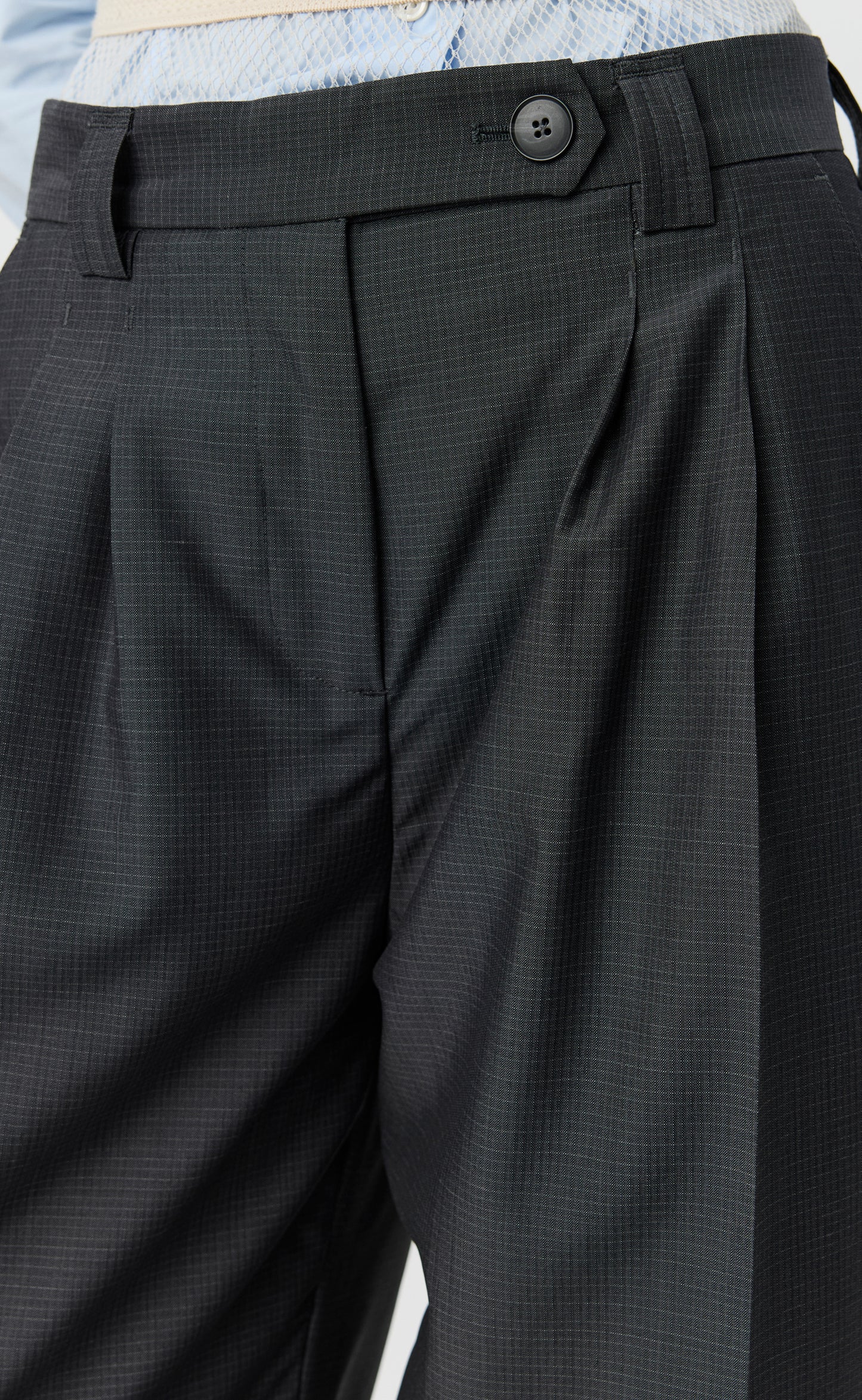 Favorite Trousers - Grey Micro Check