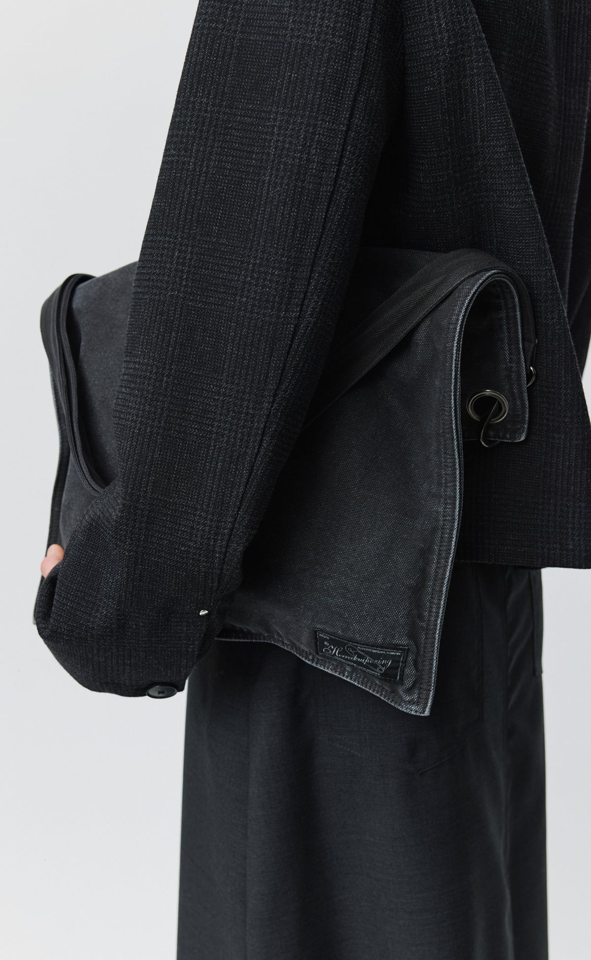 Flat Tote - Stonewashed Grey