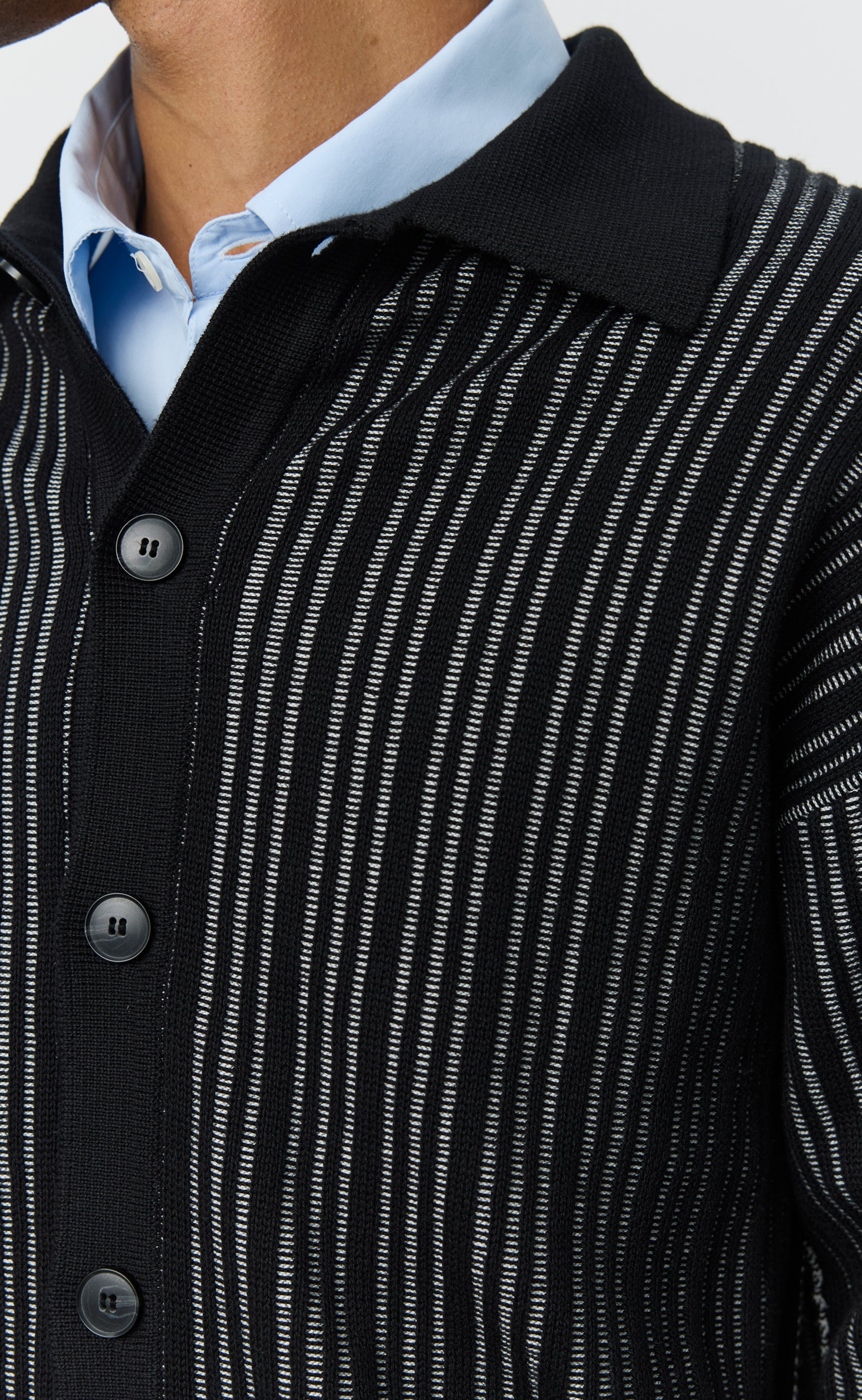Formal Cardigan - Black Stripe – mfpen