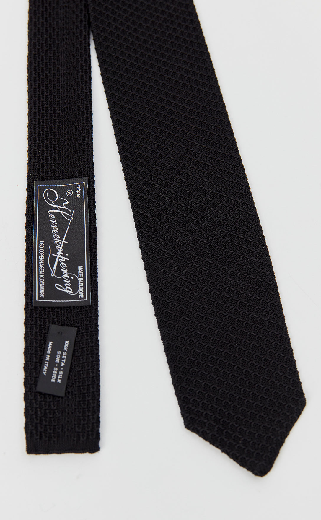 Formal Tie - Black Silk