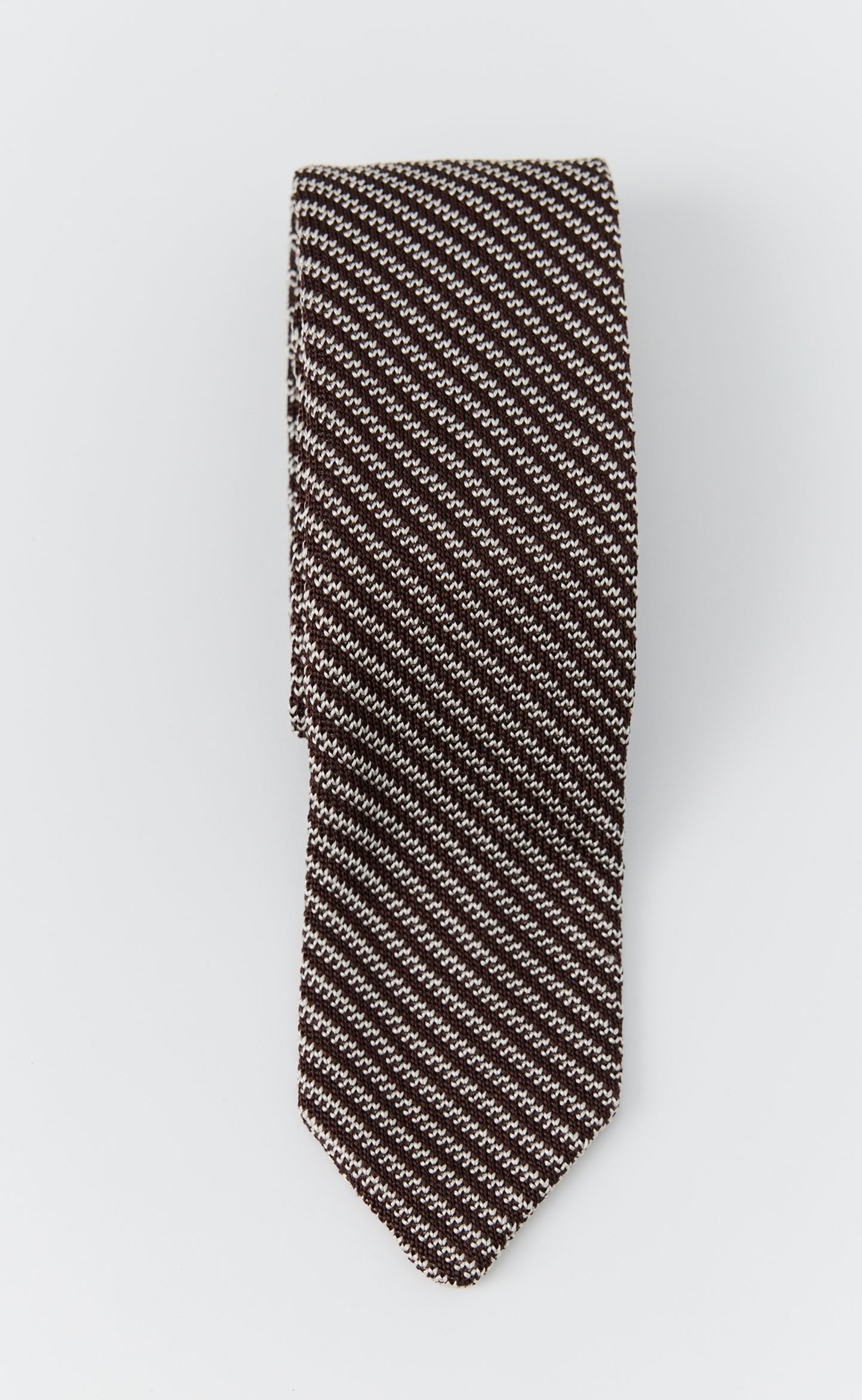 Formal Tie - Brown Stripe