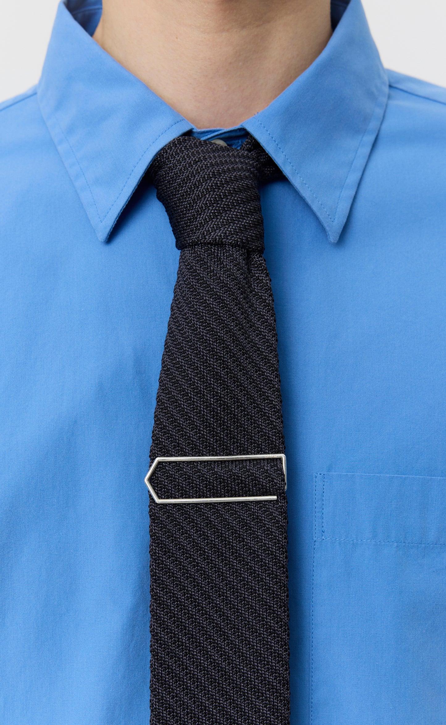 Formal Tie - Dark Grey Stripe