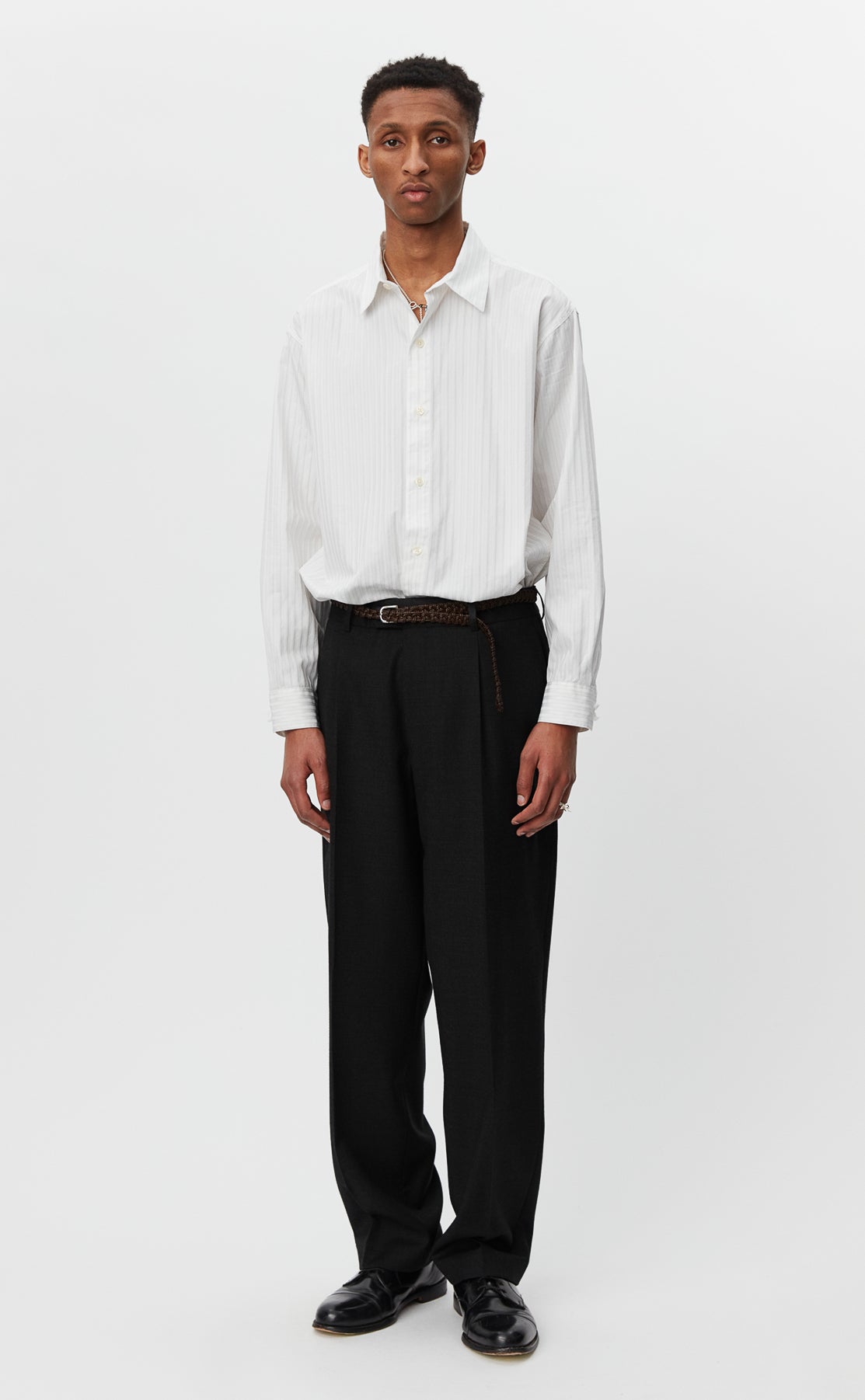 Formal Trousers - Black Tropical Wool