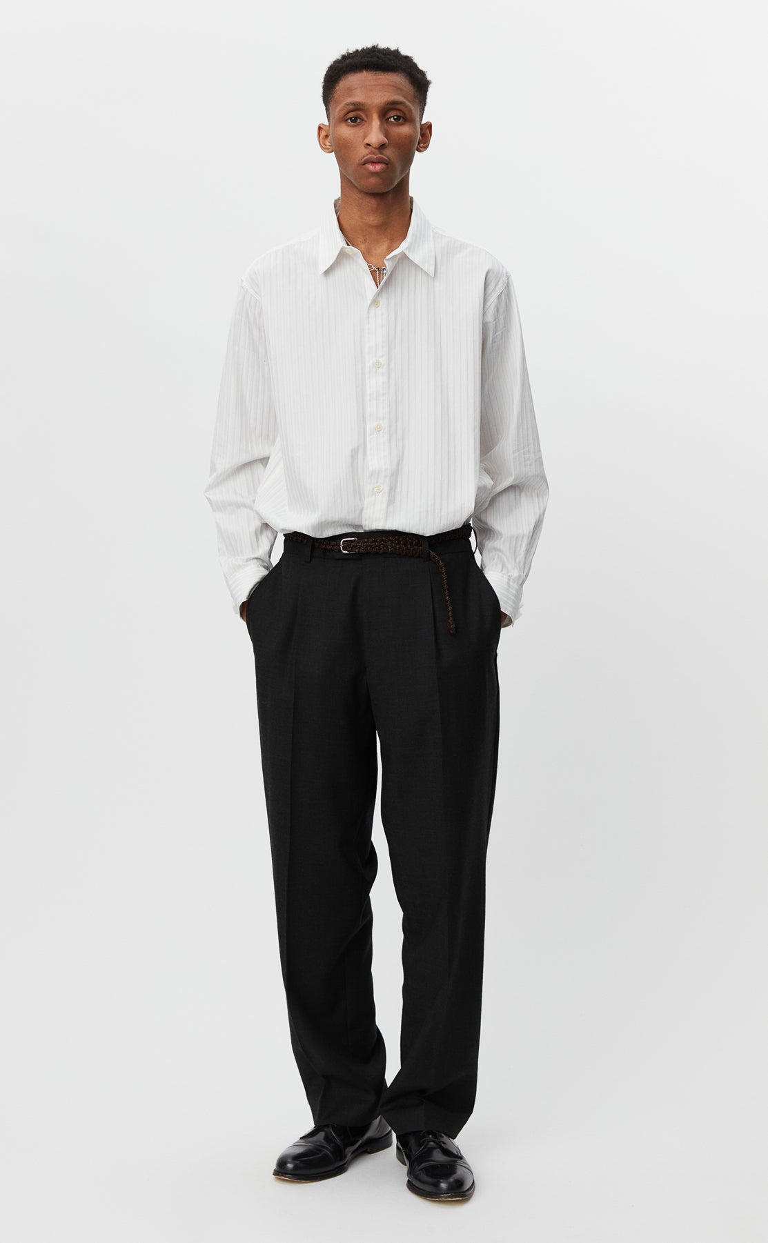 Formal Trousers - Black Tropical Wool