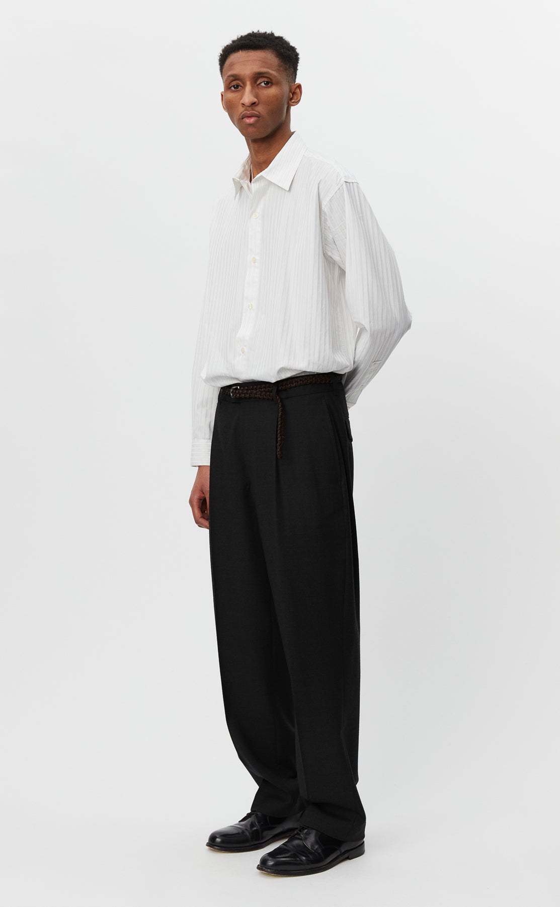 Formal Trousers - Black Tropical Wool