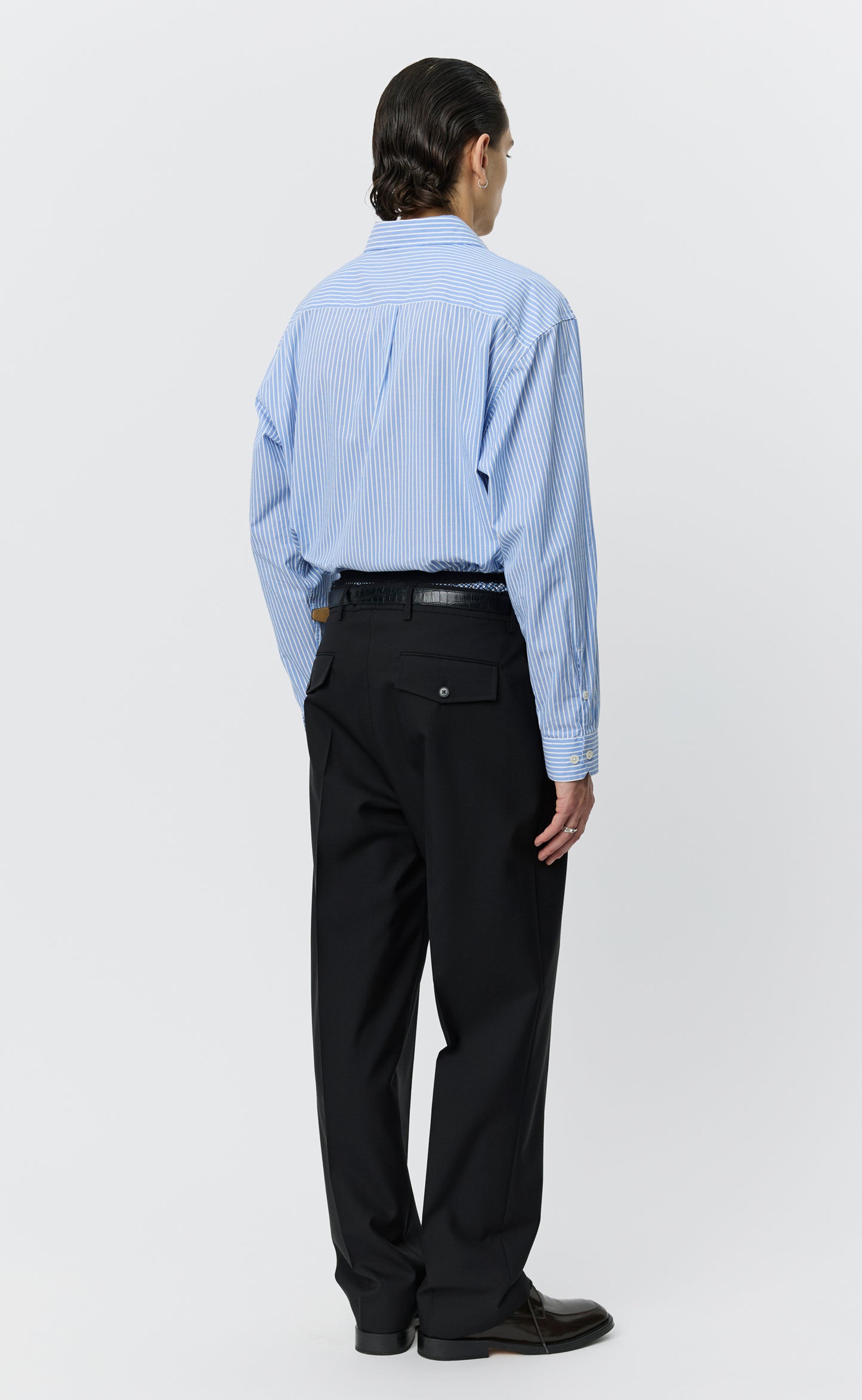 Formal Trousers - Black Tropical Wool