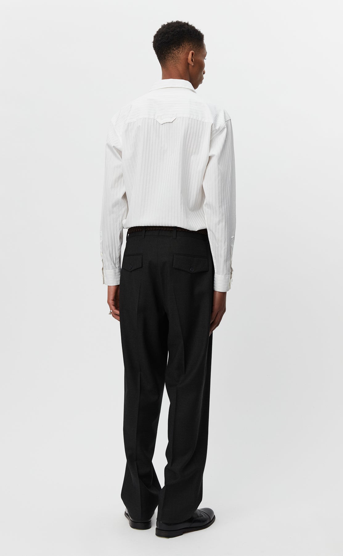 Formal Trousers - Black Tropical Wool