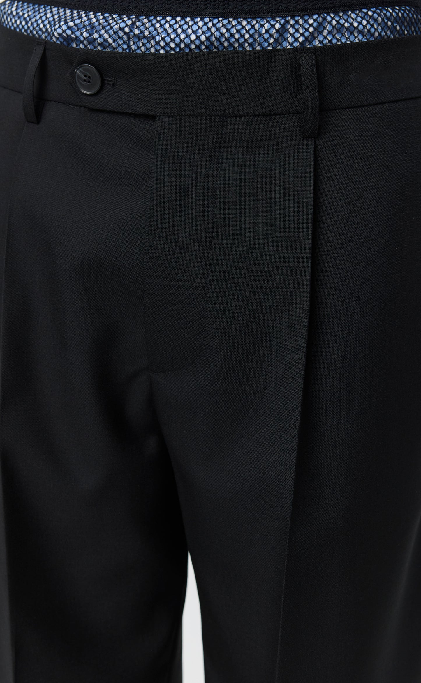 Formal Trousers - Black Tropical Wool