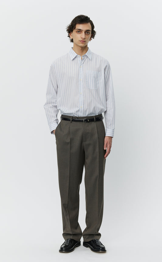 Formal Trousers - Taupe Wool