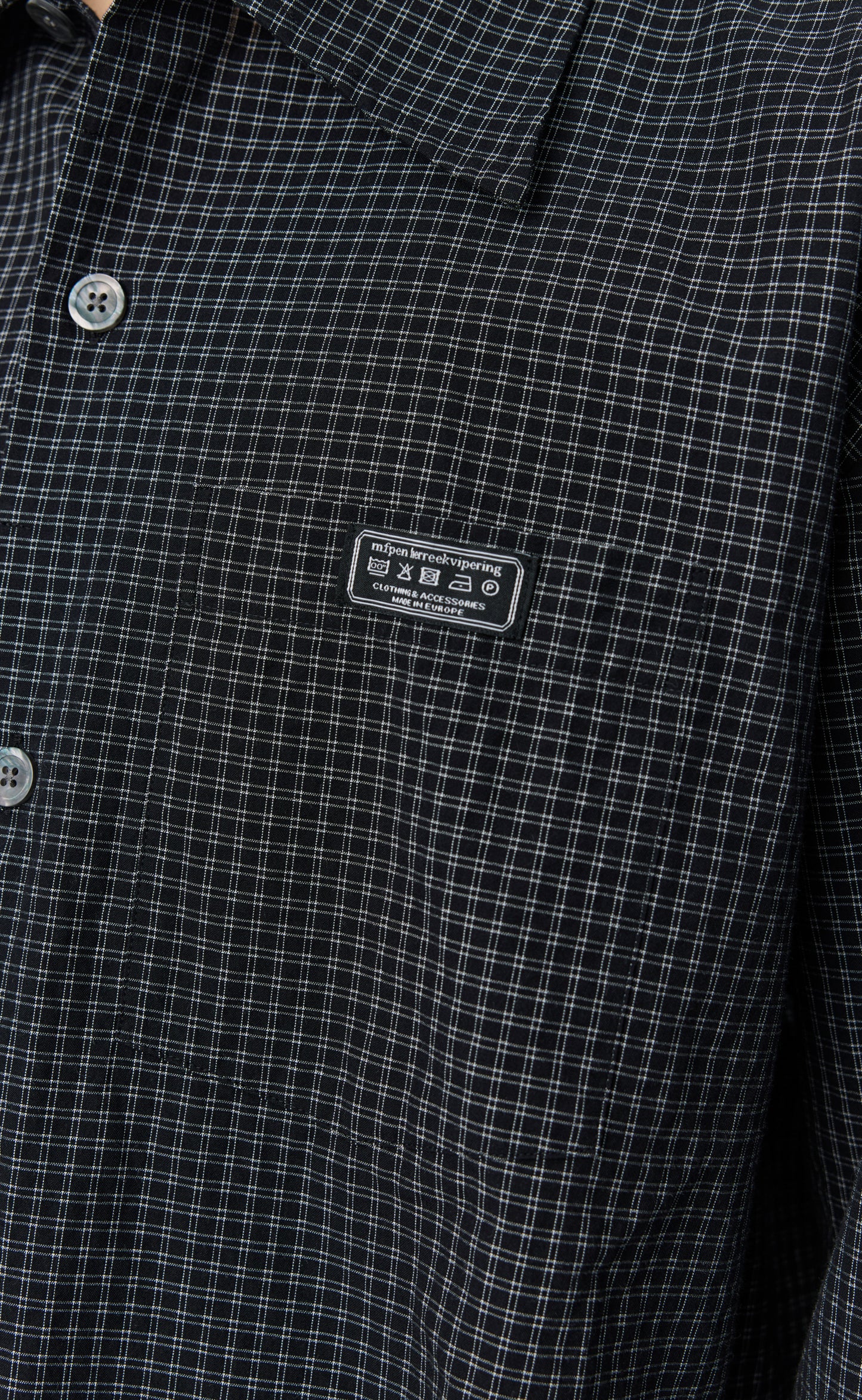 Frame Shirt - Black Check