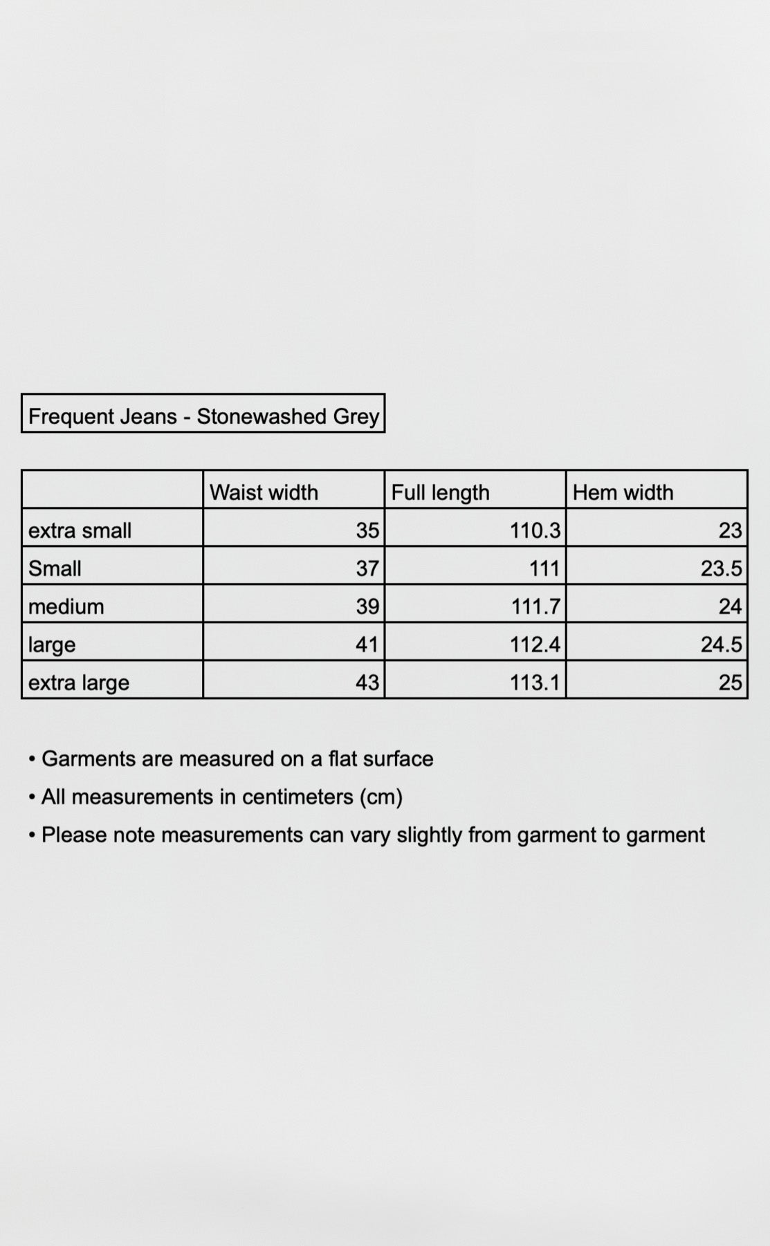 Frequent Jeans - Stonewashed Grey