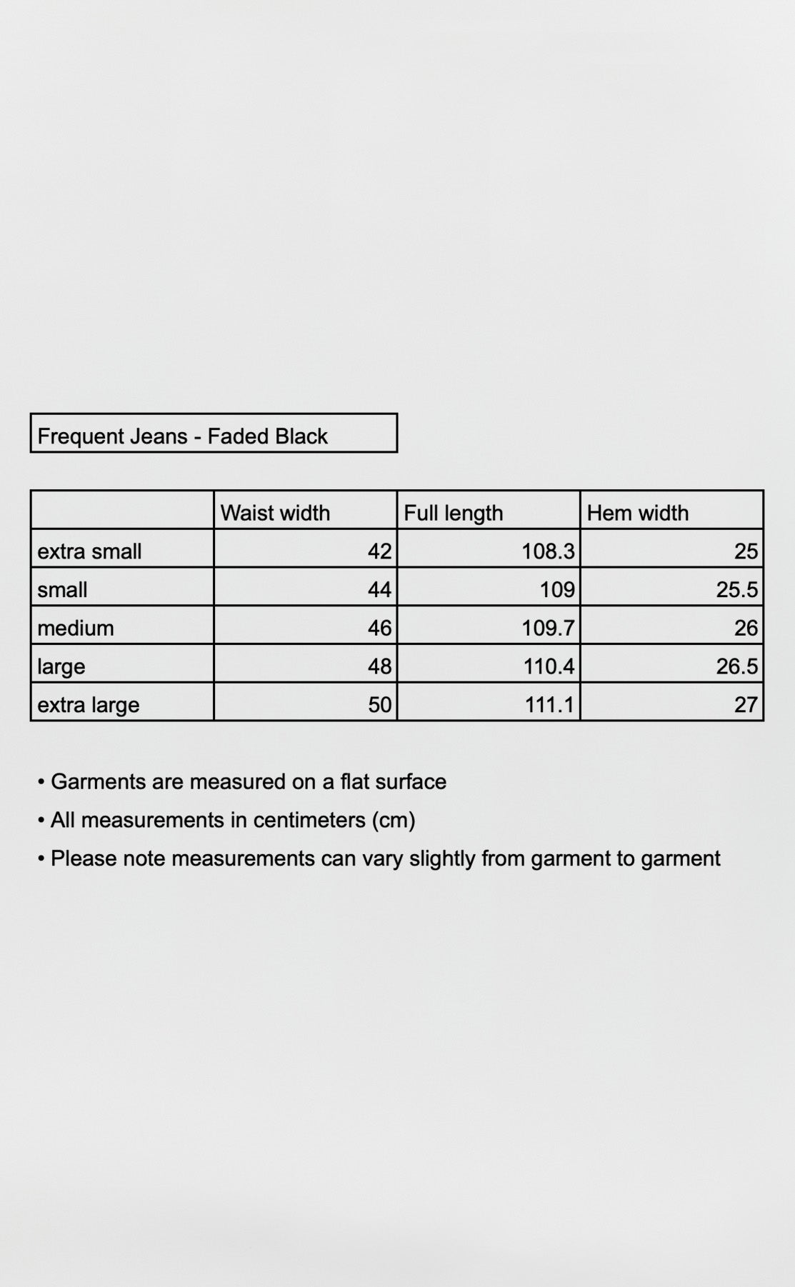 Frequent Jeans - Rinsed Black