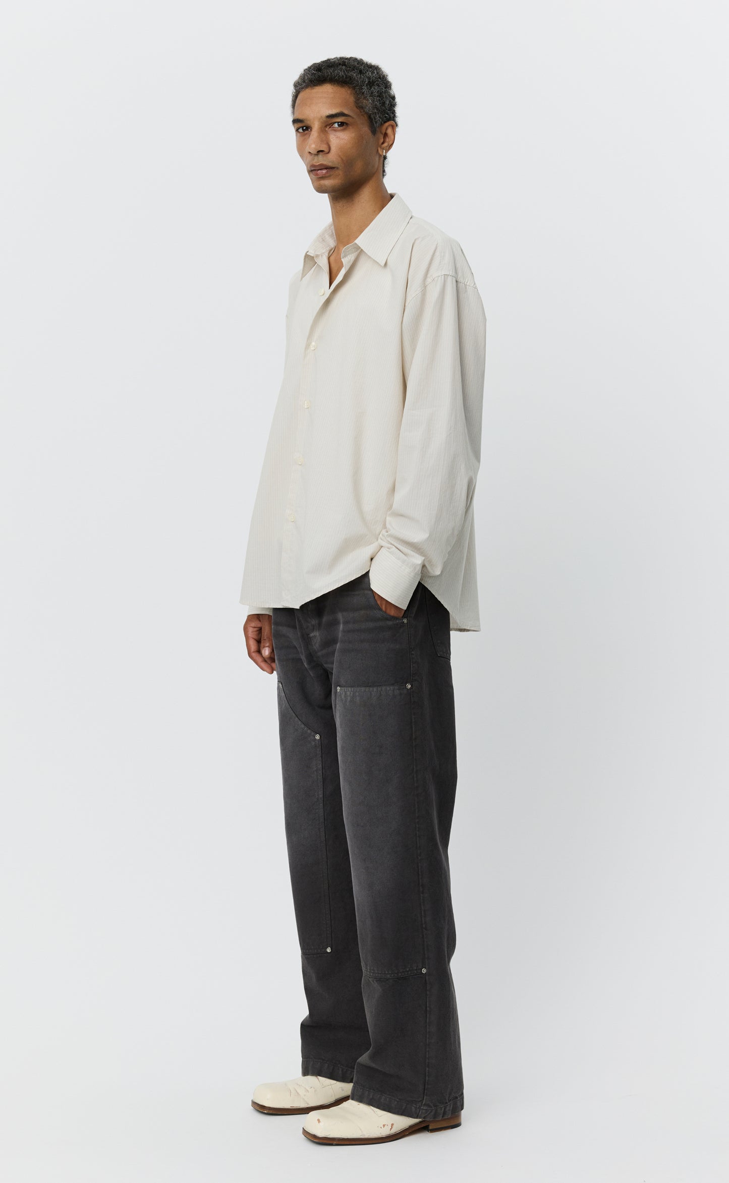 Exact Shirt - Pale Office Stripe