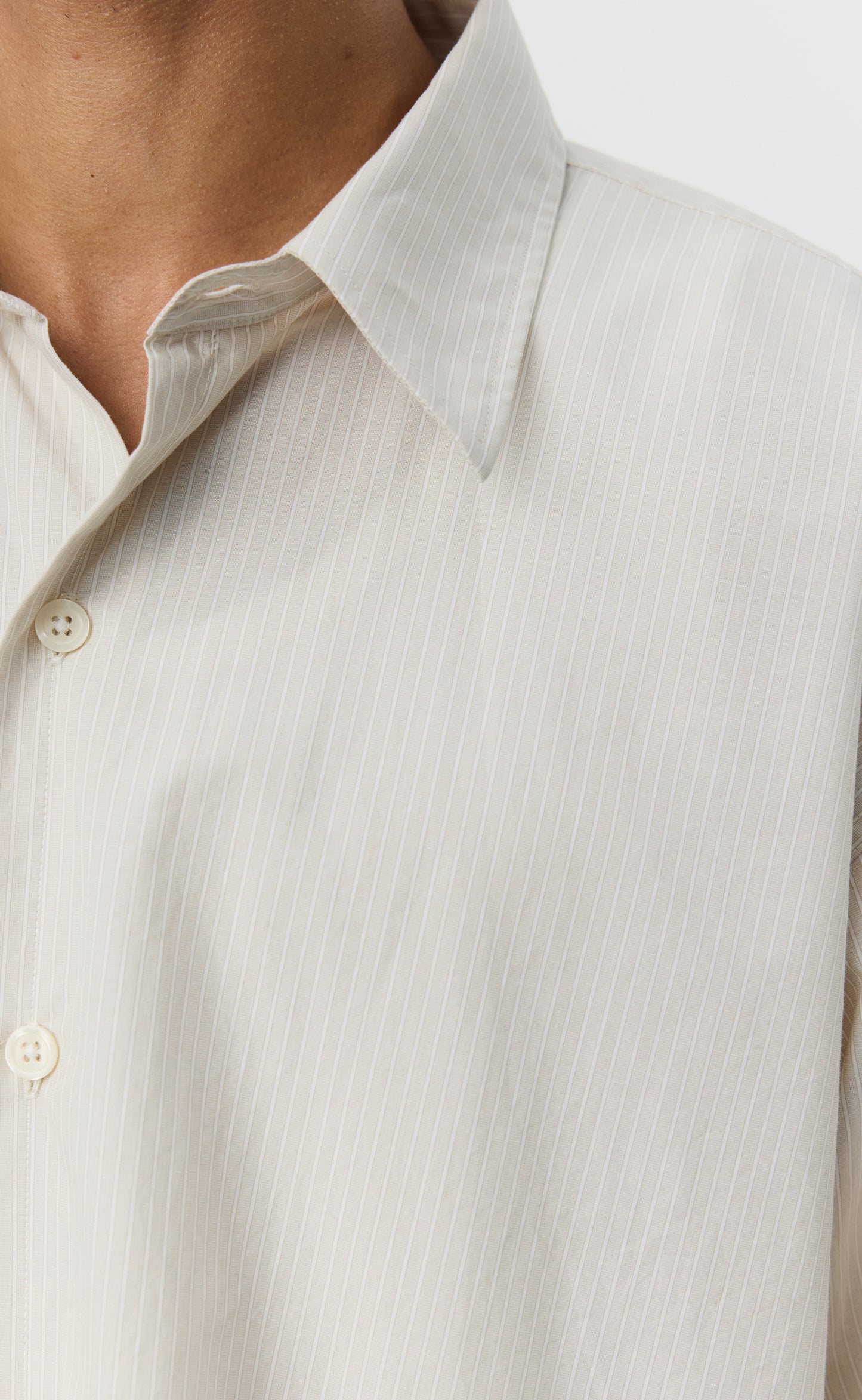 Exact Shirt - Pale Office Stripe