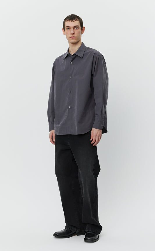 Generous Shirt - Mushroom Poplin