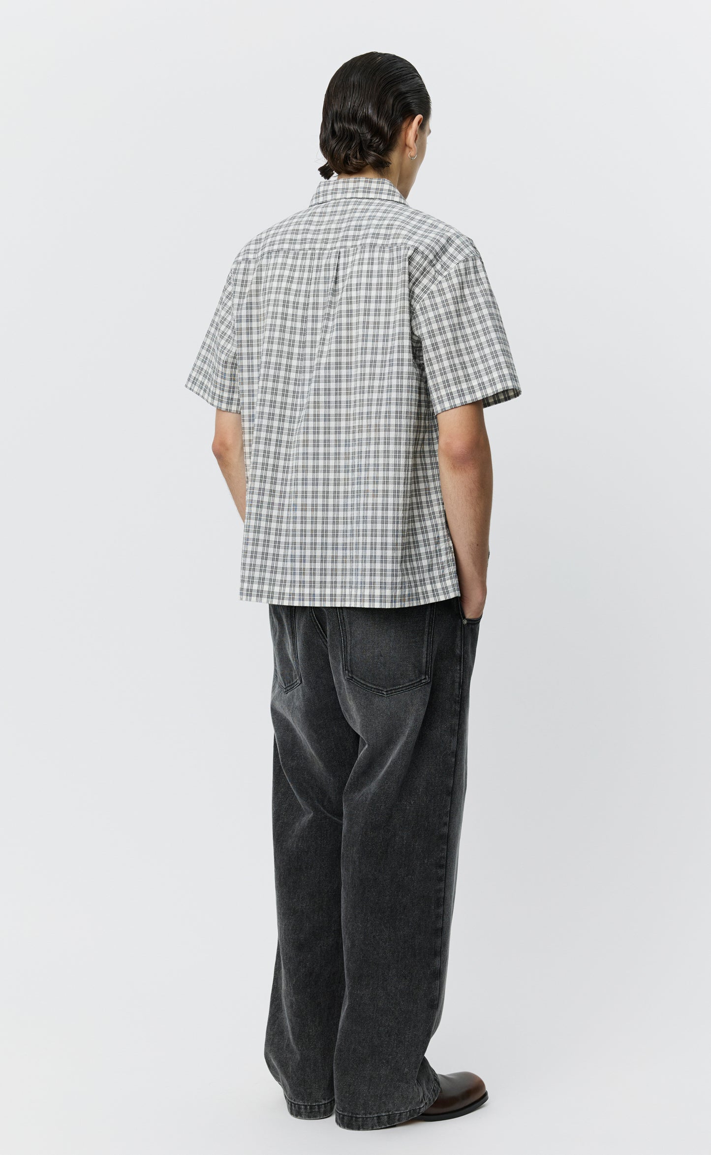 Holiday Shirt - Off White Check