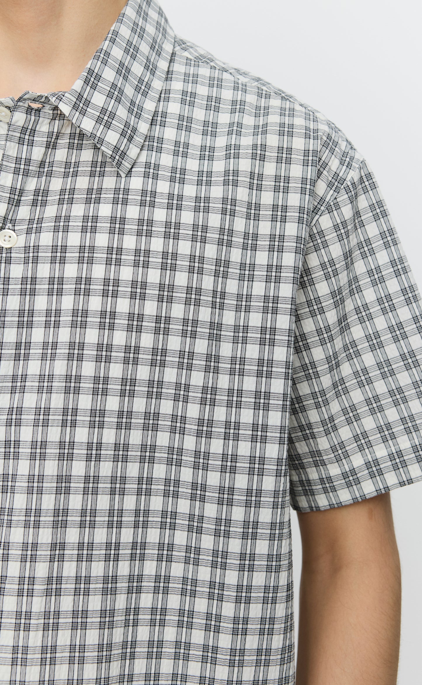 Holiday Shirt - Off White Check