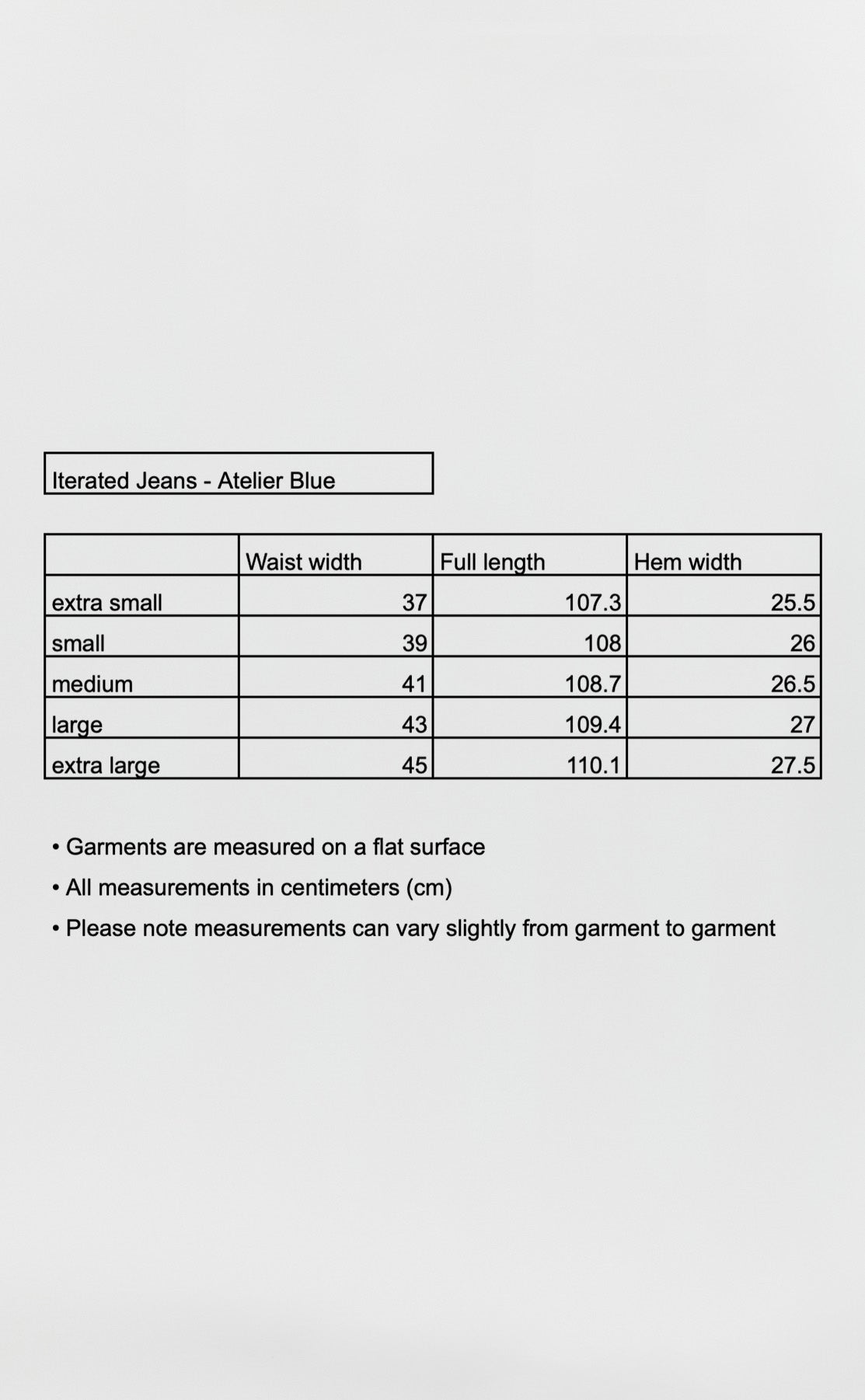 Iterated Jeans - Atelier Blue
