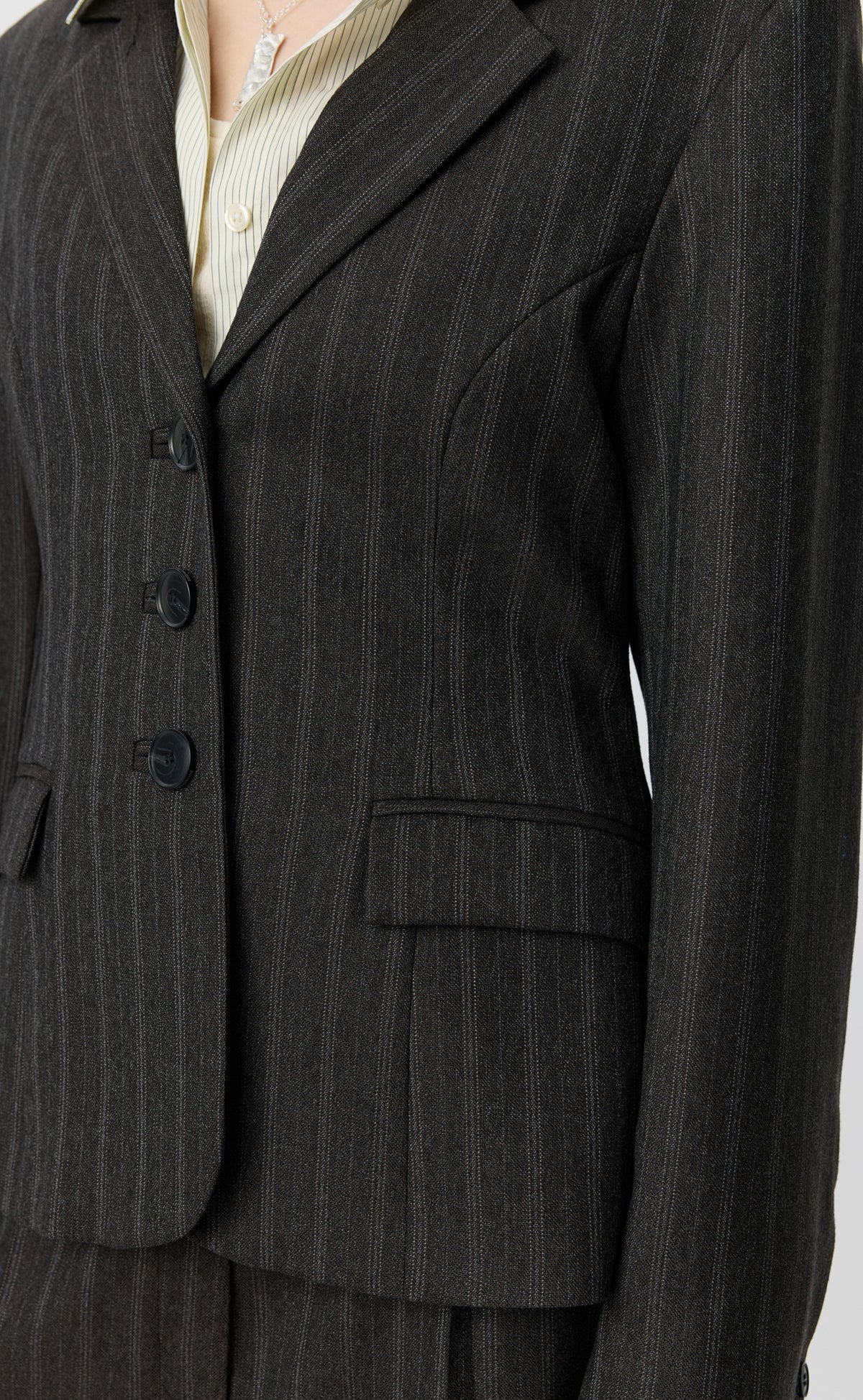 Index blazer - Dark Brown Archive Stripe