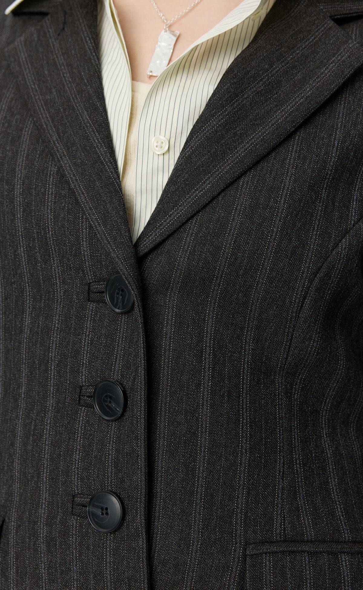 Index blazer - Dark Brown Archive Stripe