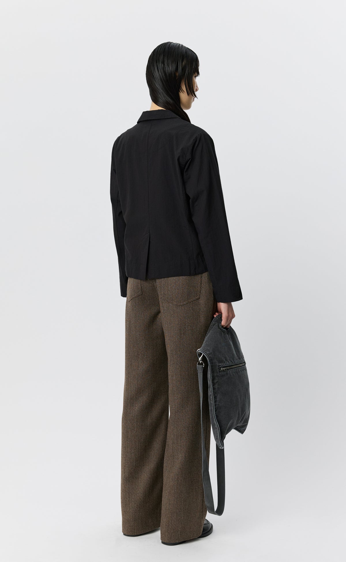 Informal Jacket - Dark Brown Stripe